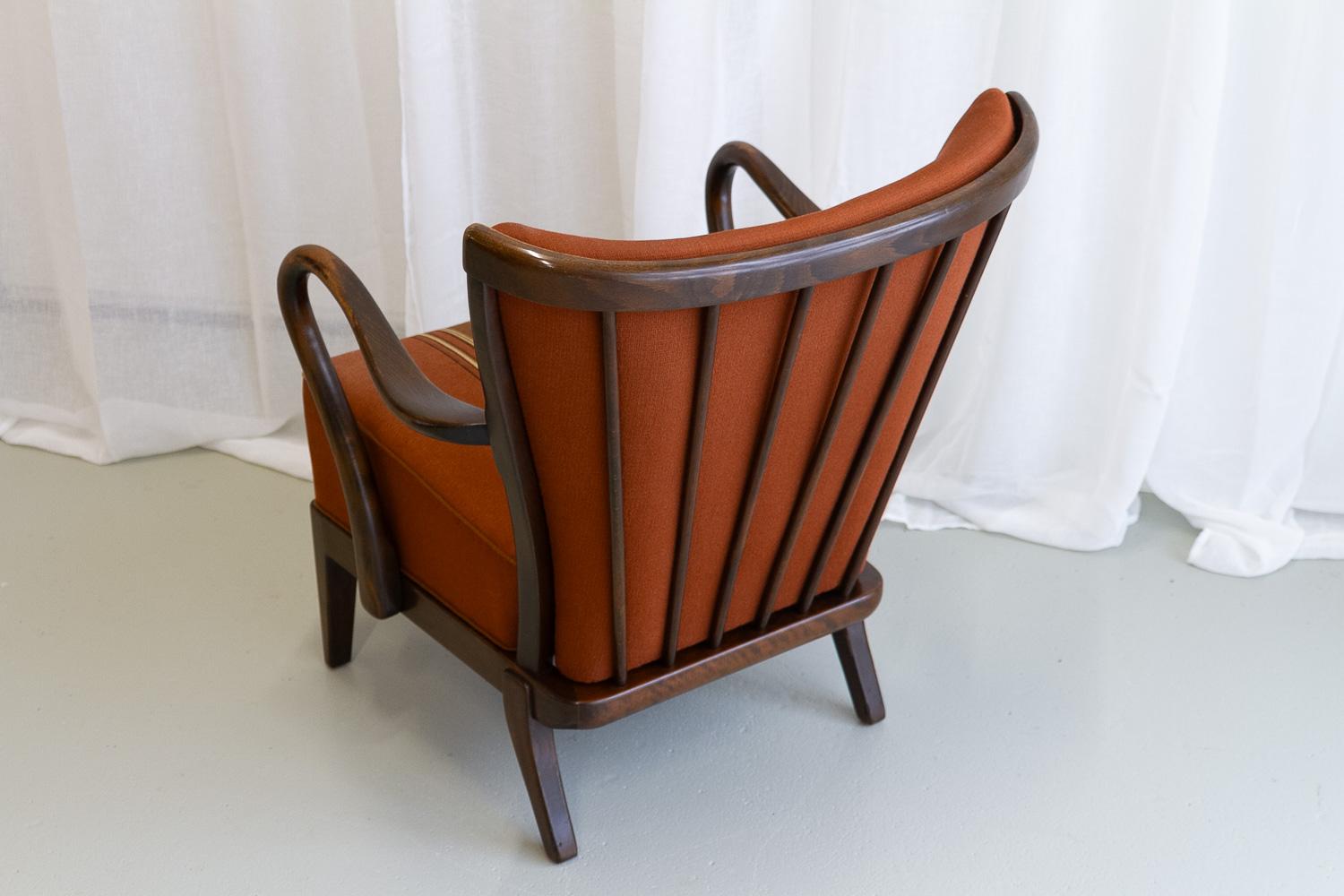 Danish Modern Lounge Chair by Alfred Christensen for Slagelse Møbelværk, 1940s. 3