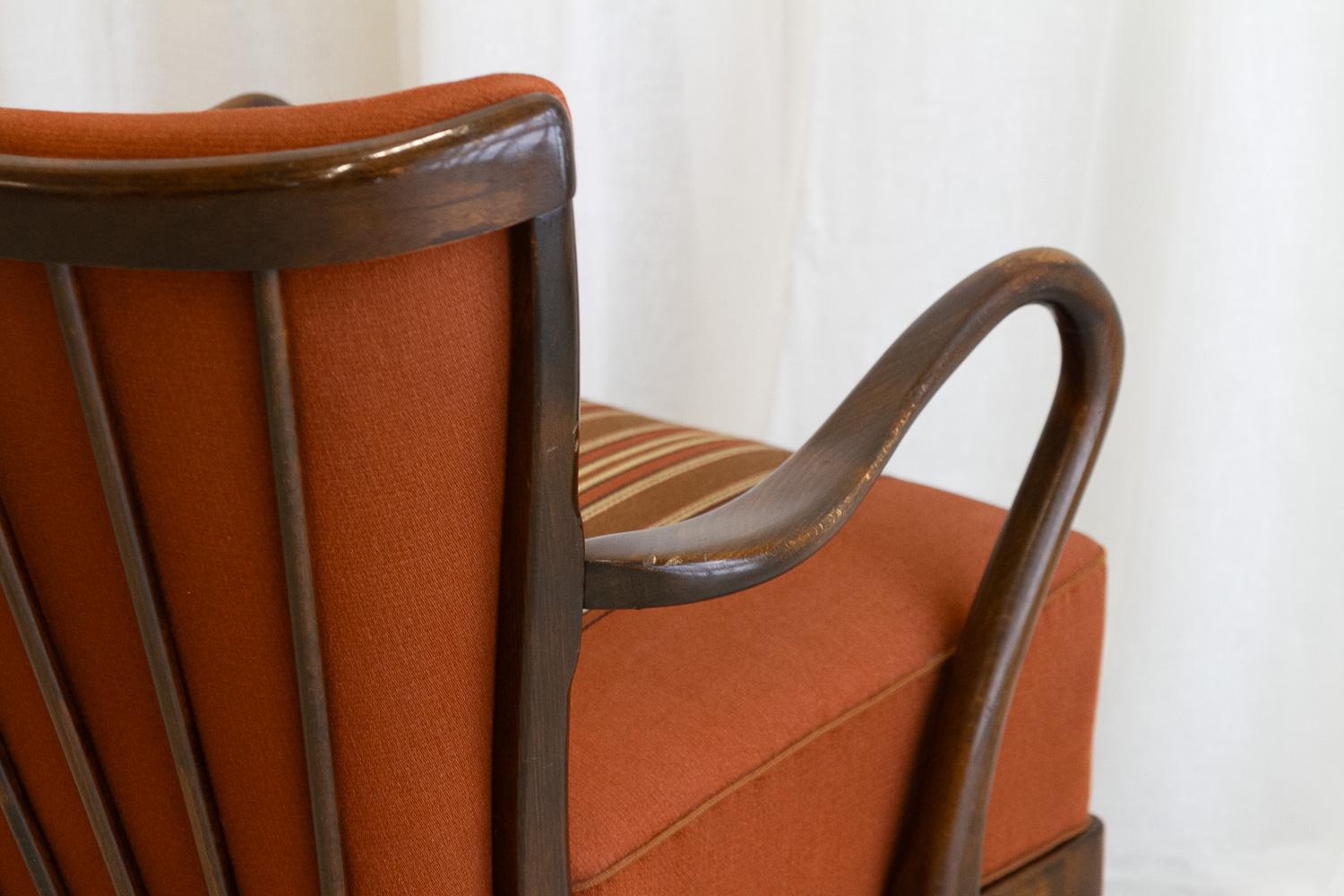 Danish Modern Lounge Chair by Alfred Christensen for Slagelse Møbelværk, 1940s. 5