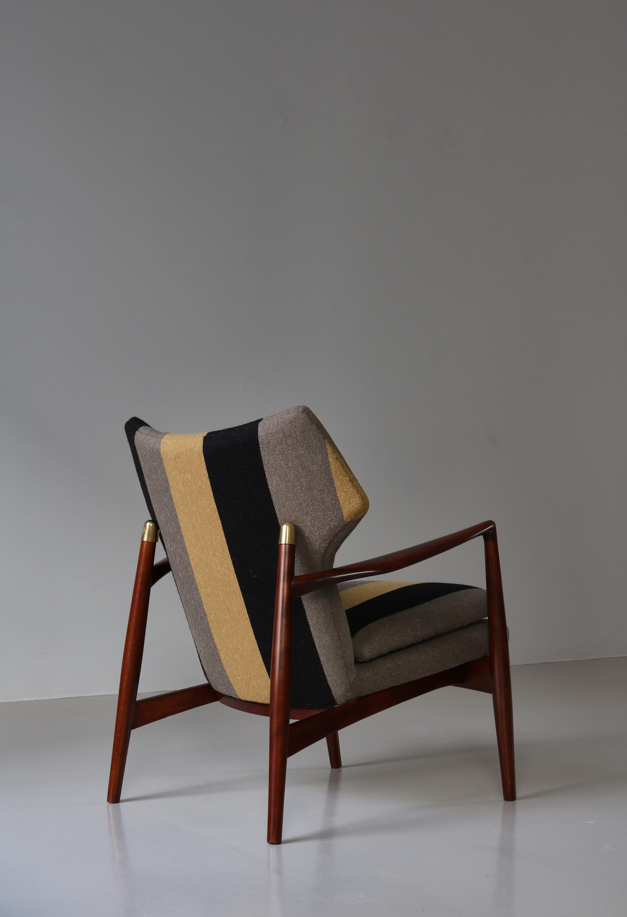 Scandinavian Modern Easy Chair by Eva & Nils Koppel, Denmark, 1950s For Sale 7
