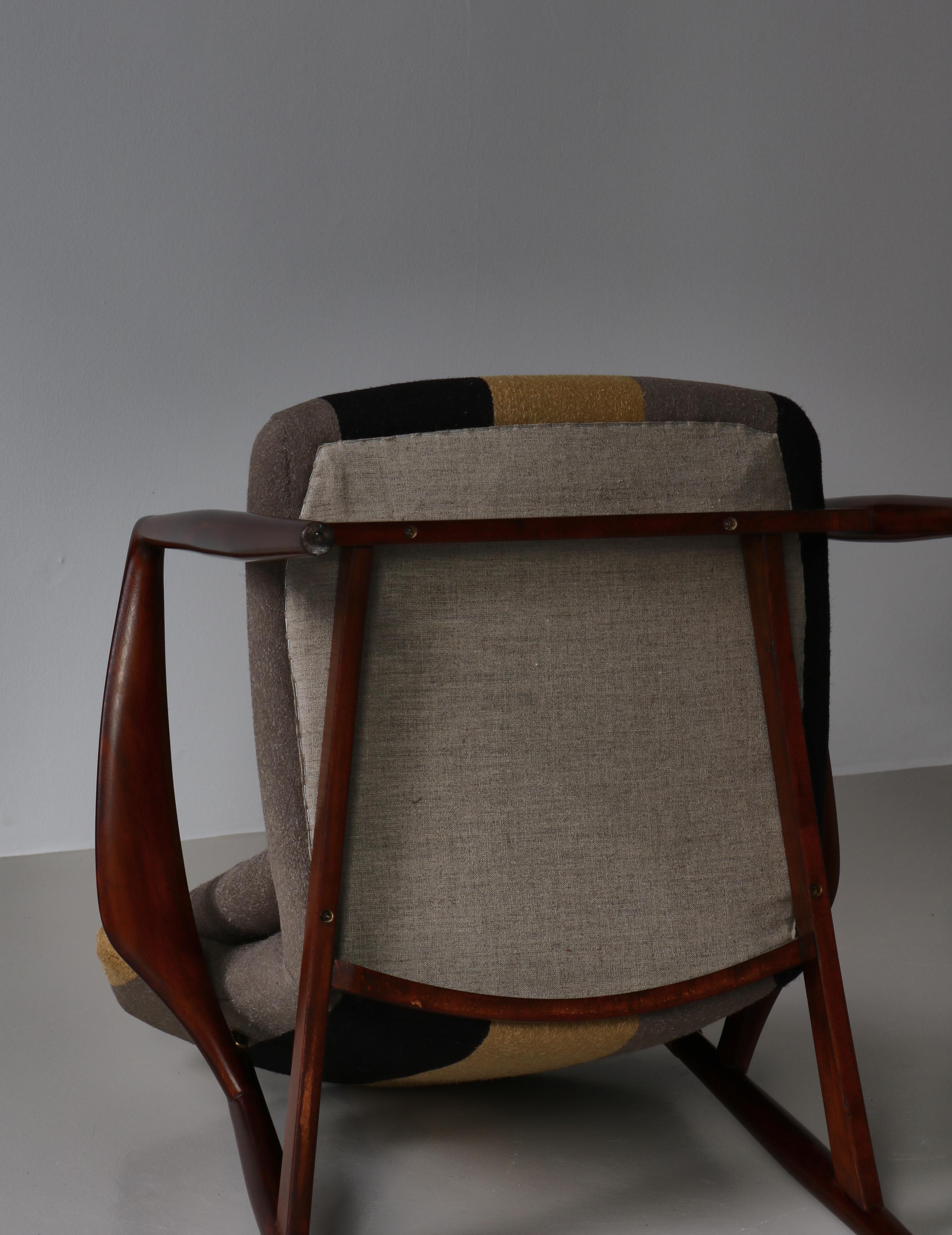 Scandinavian Modern Easy Chair by Eva & Nils Koppel, Denmark, 1950s For Sale 11
