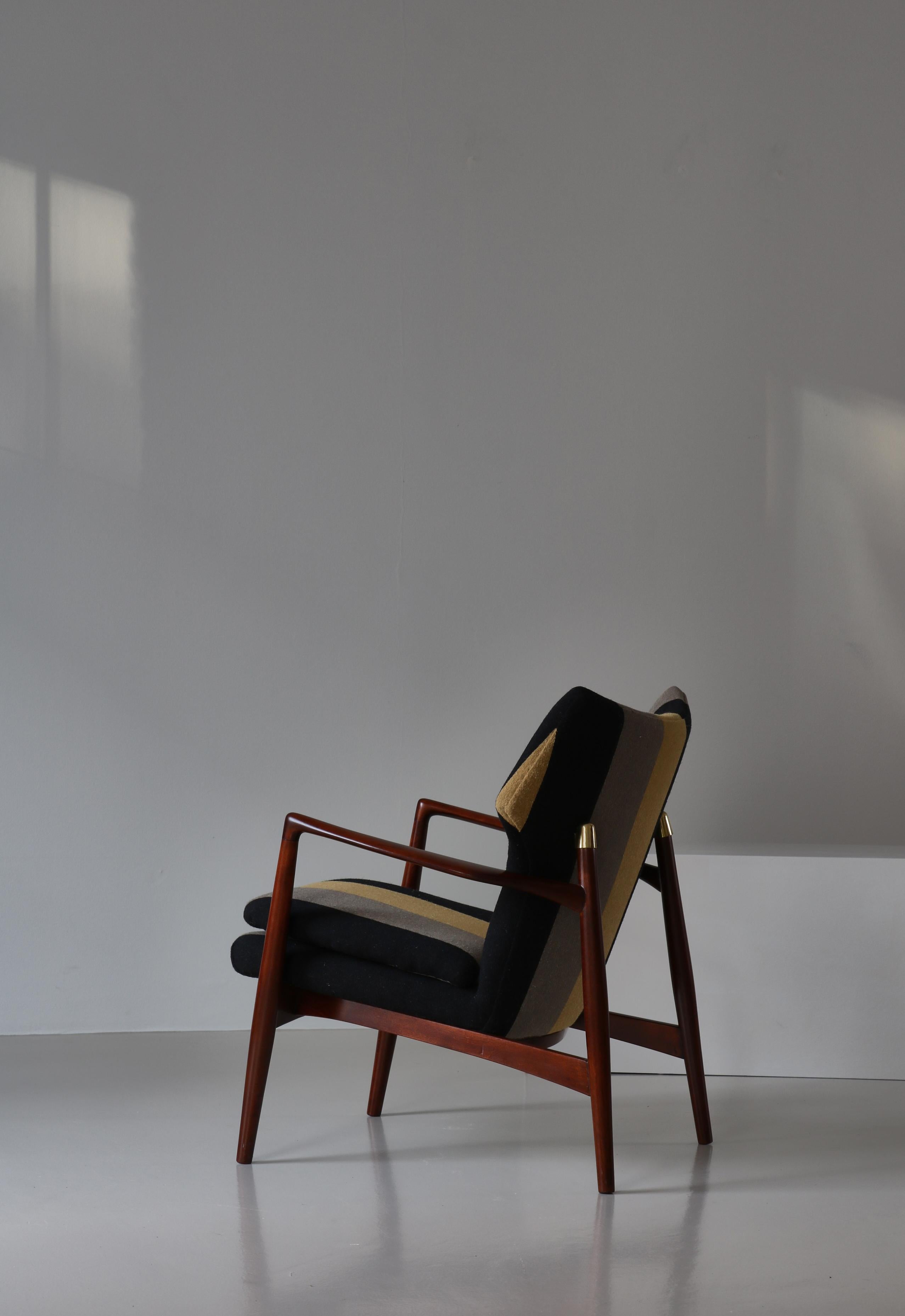 Scandinavian Modern Easy Chair by Eva & Nils Koppel, Denmark, 1950s In Good Condition For Sale In Odense, DK