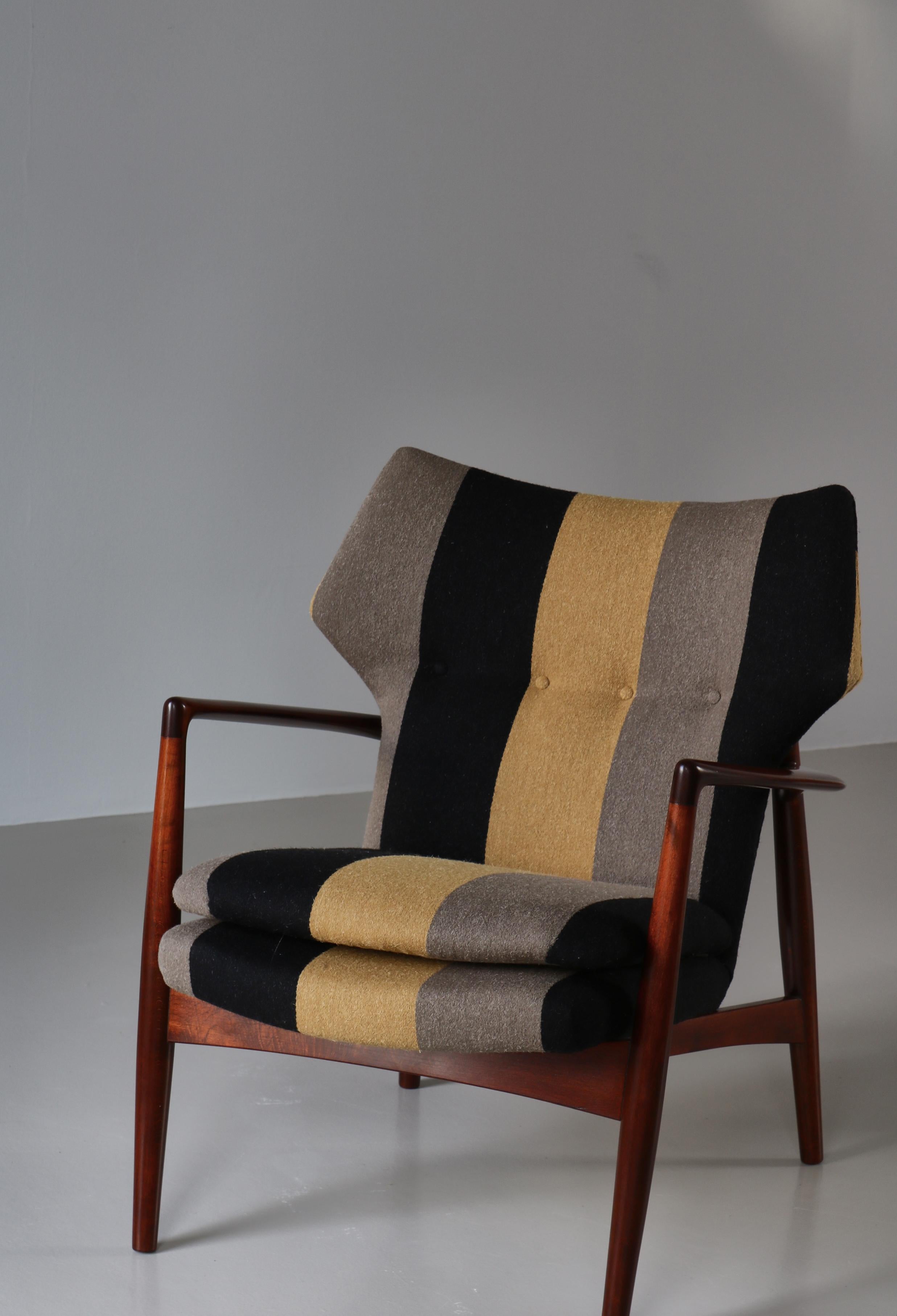 Scandinavian Modern Easy Chair by Eva & Nils Koppel, Denmark, 1950s For Sale 1