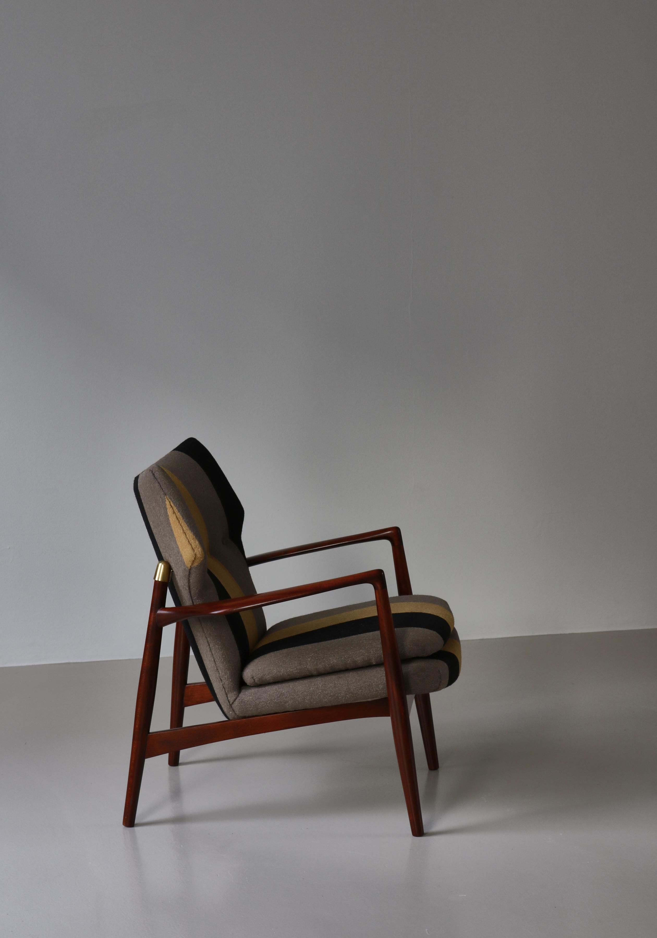 Scandinavian Modern Easy Chair by Eva & Nils Koppel, Denmark, 1950s For Sale 2