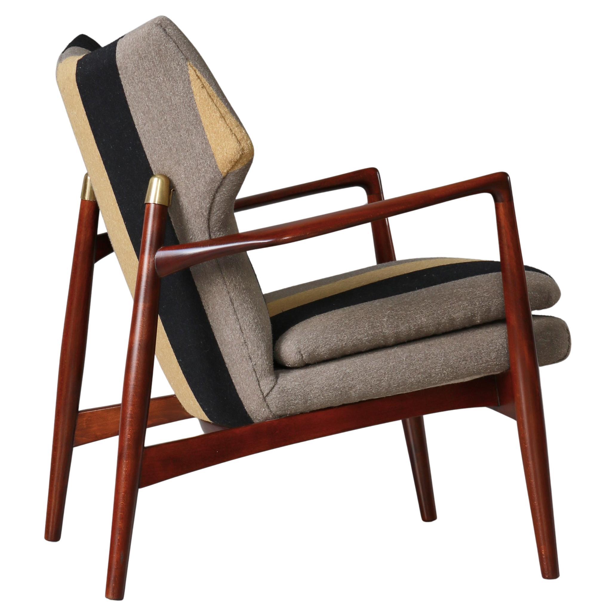 Skandinavischer moderner Sessel von Eva & Nils Koppel, Dänemark, 1950er Jahre im Angebot