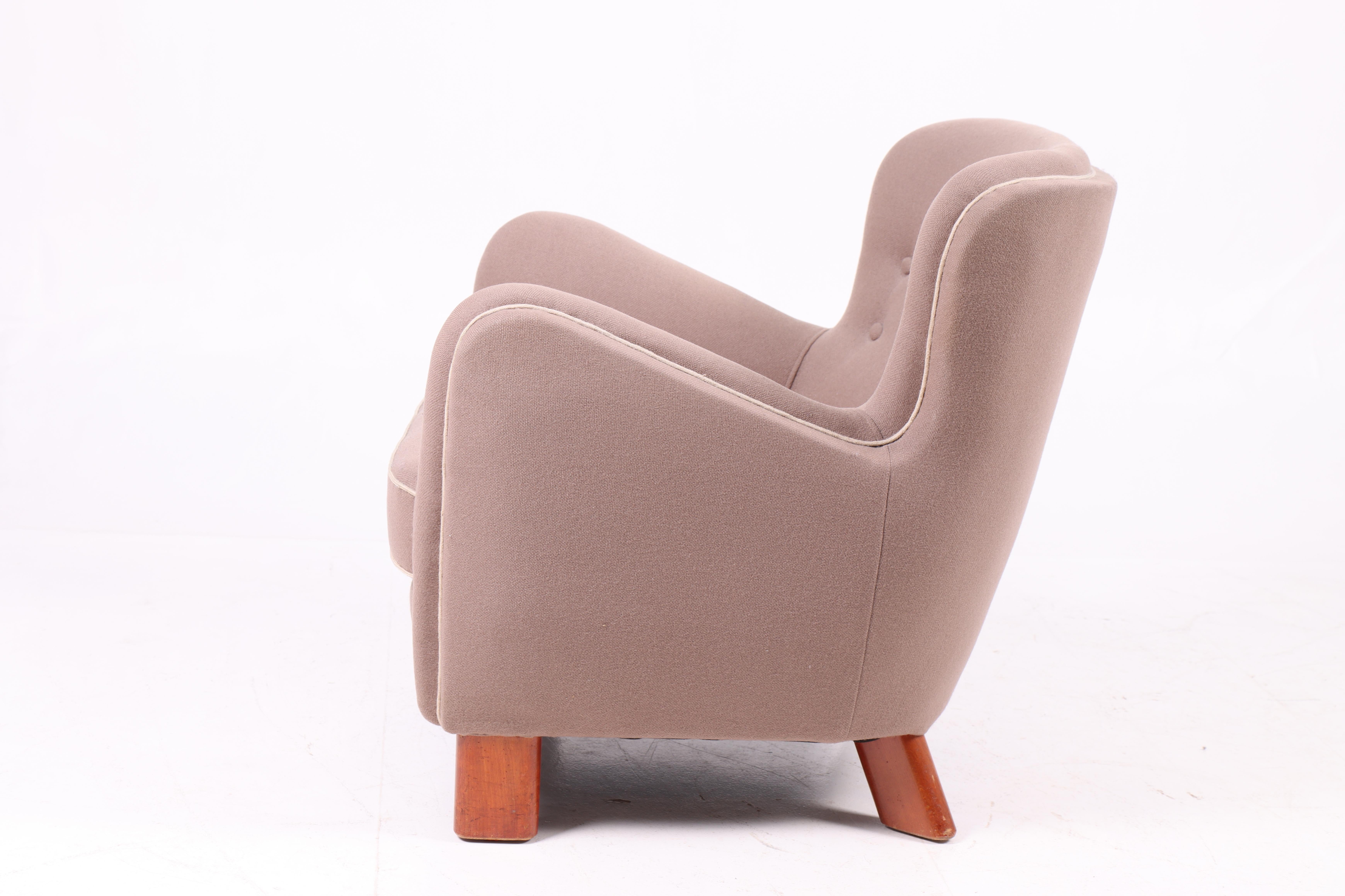 Silla de salón moderna danesa de Fritz Hansen Modelo 1669, década de 1940 Danés en venta