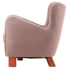 Fauteuil de salon danois moderne de Fritz Hansen modèle 1669, années 1940