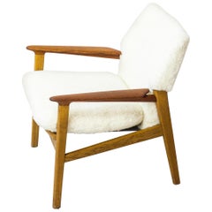 Danish Modern Lounge Chair by Hans Olsen for Verner Birksholm, Denmark, 1950s