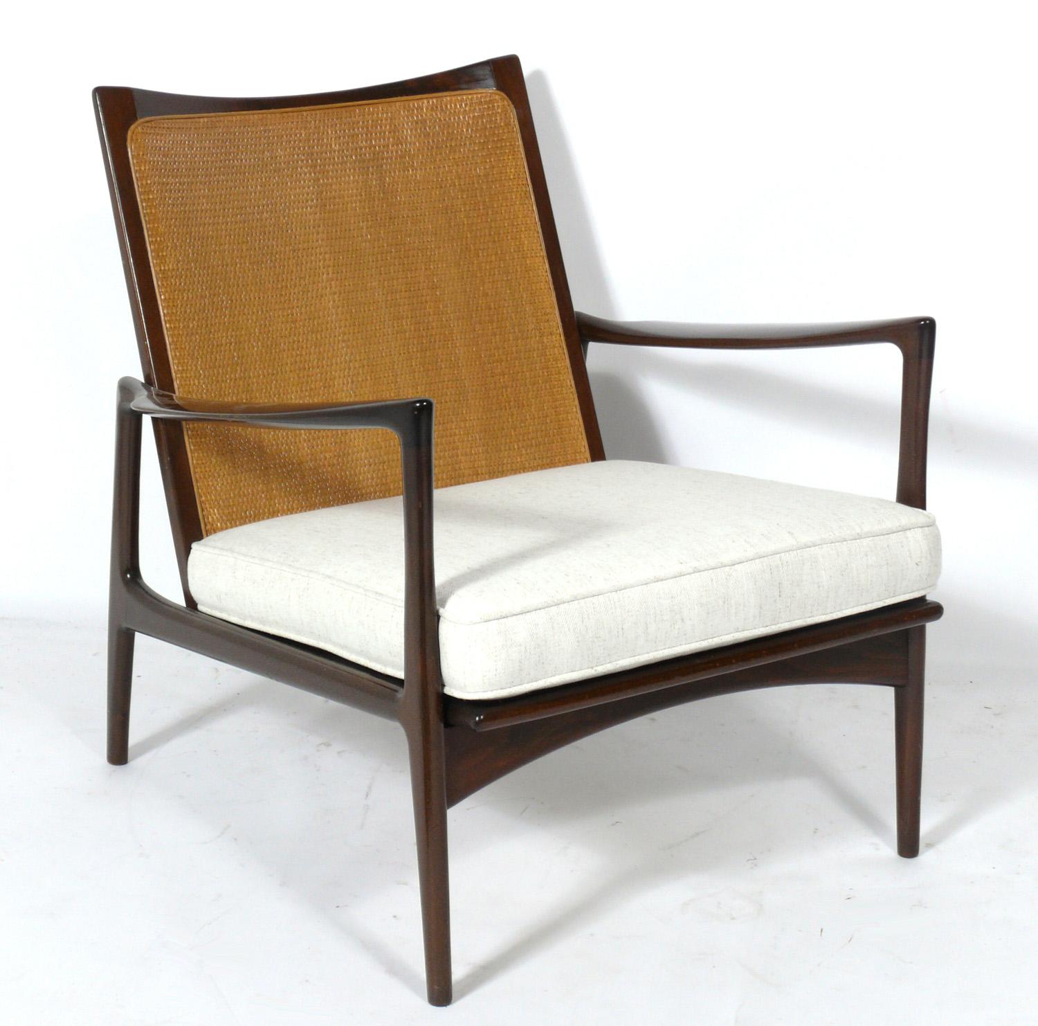 Mid-Century Modern Danish Modern Lounge Chair by Ib Kofod Larsen