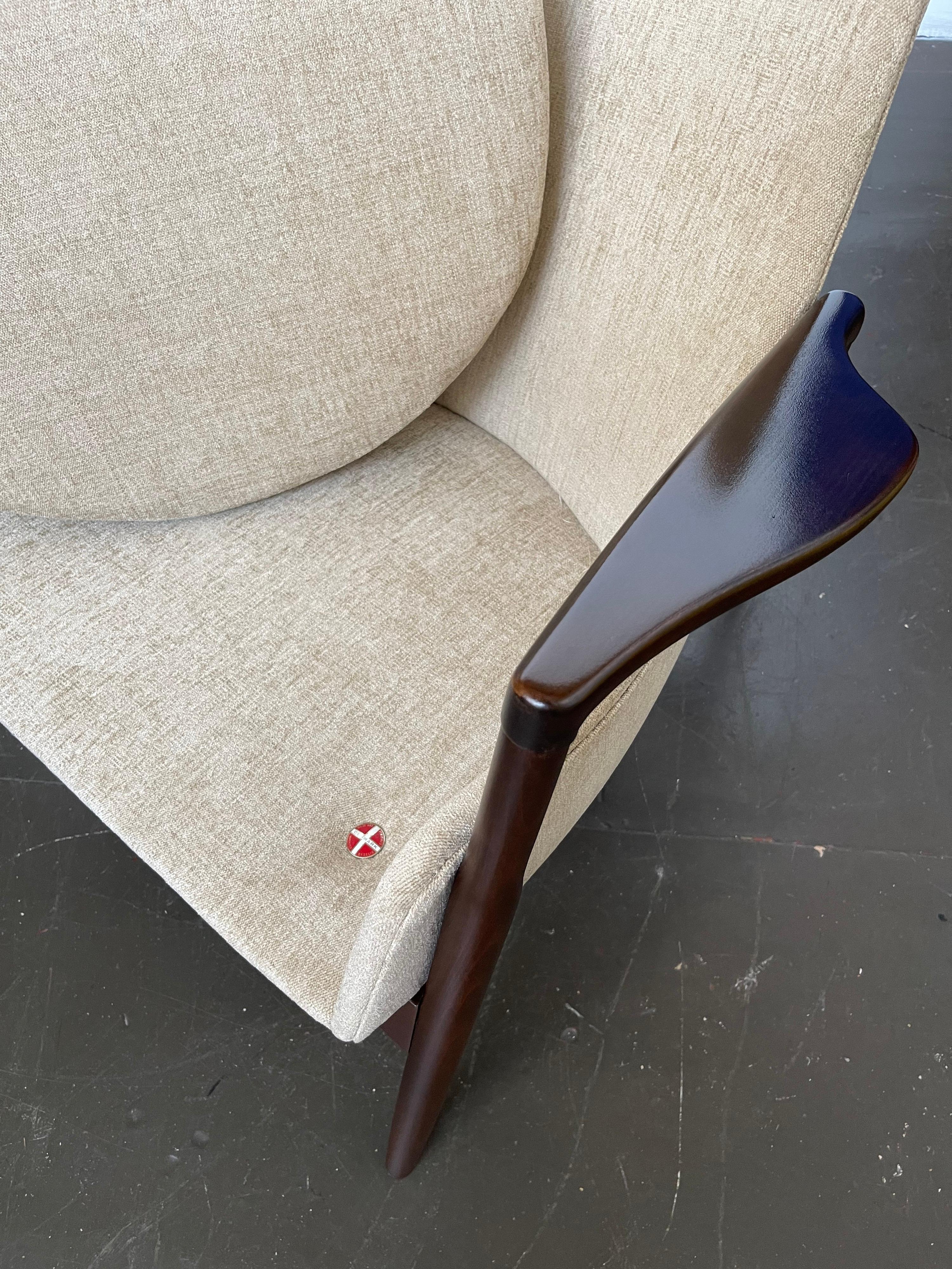 Danish Modern Lounge Chair by Kofod-Larsen for Selig 8