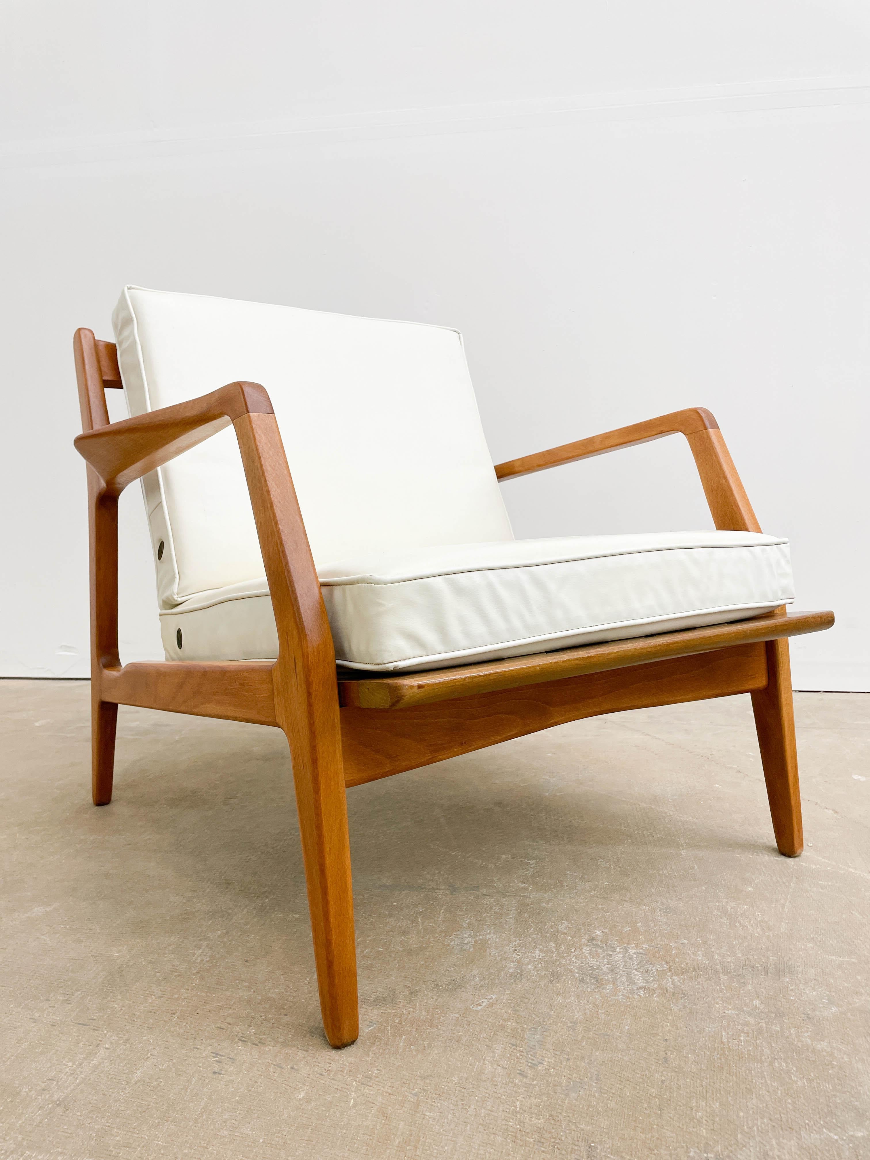Danish Modern Lounge Chair by Lawrence Peabody for Selig 13