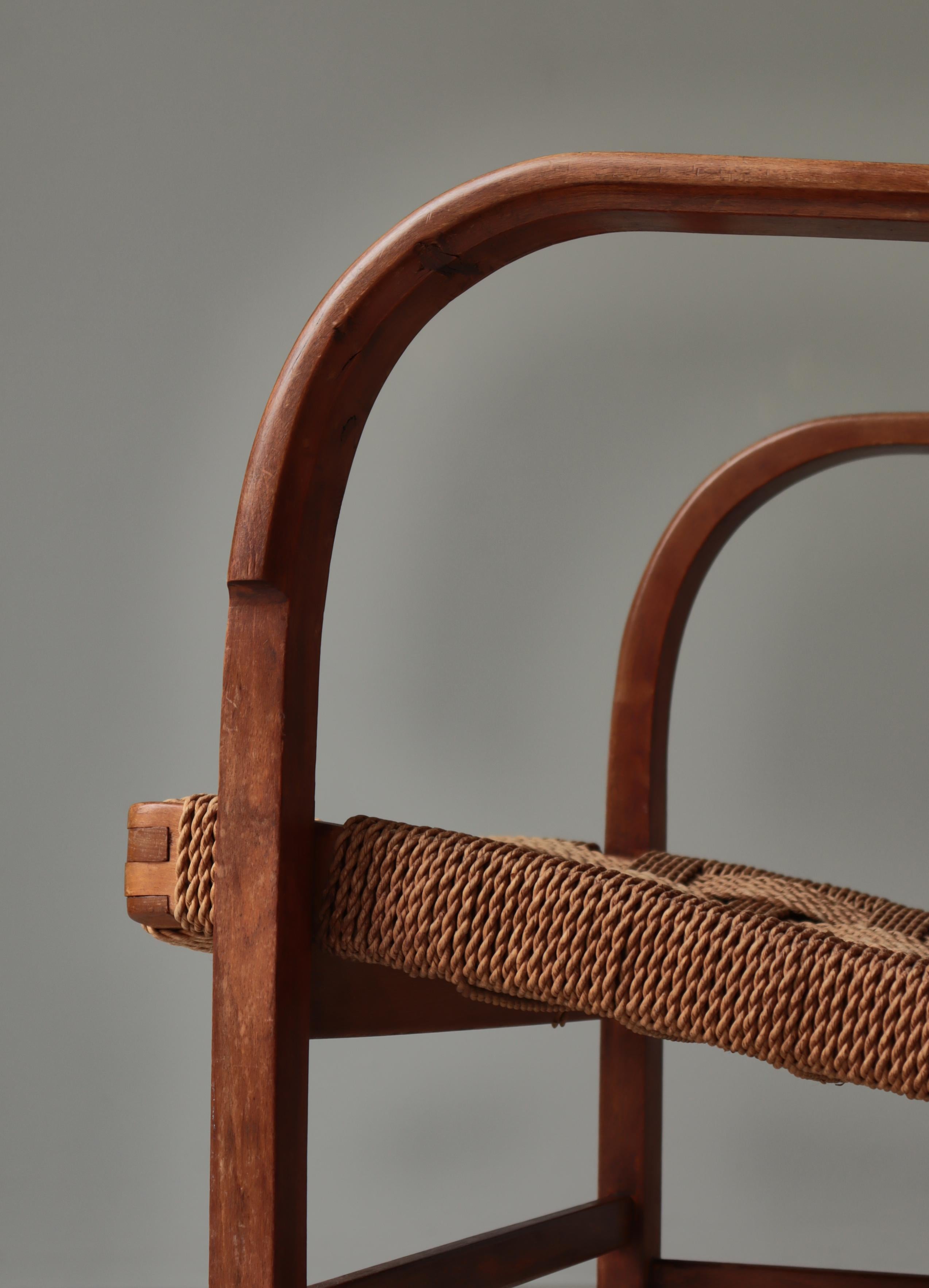 Danish Modern Lounge Chair by Magnus Stephensen, Fritz Hansen, 1930s en vente 3