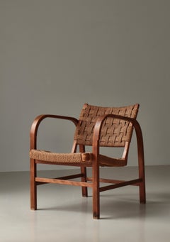Danish Modern Lounge Chair by Magnus Stephensen, Fritz Hansen, 1930s