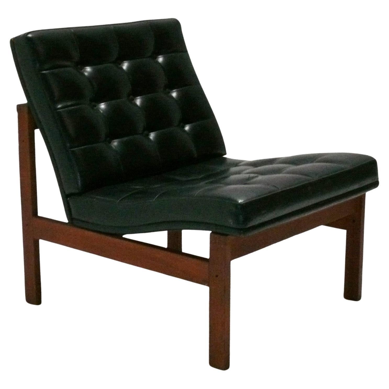 Danish Modern Lounge Chair by Torben Lind Refinished Reupholstered For Sale