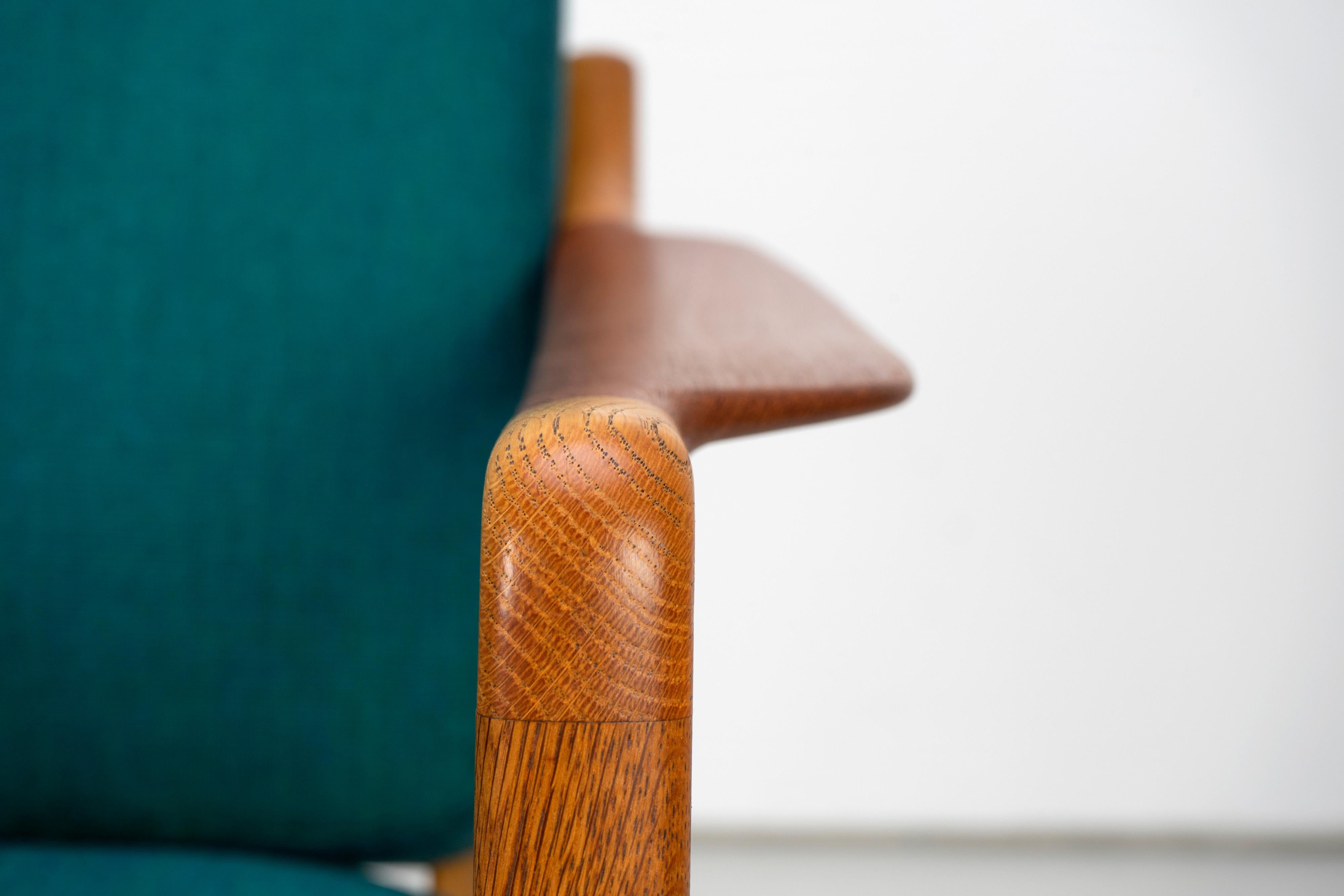 Danish Modern Lounge Chair by Tove & Edvard Kindt-Larsen, Teak and Oak, 1960s For Sale 4