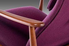 Danish Modern Lounge Chair in Teak Wood by Soren J. Ladefoged, Denmark, c. 1950s