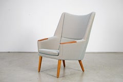 Danish Modern Lounge Chair Model 58 by Kurt Østervig Denmark, 1958 Teak Oak