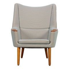 Danish Modern Lounge Chair Model 58 by Kurt Østervig Denmark, 1958 Teak Oak