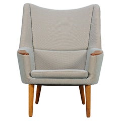 Danish Modern Lounge Chair Model 58 by Kurt Østervig Denmark, 1958 Teak Oak