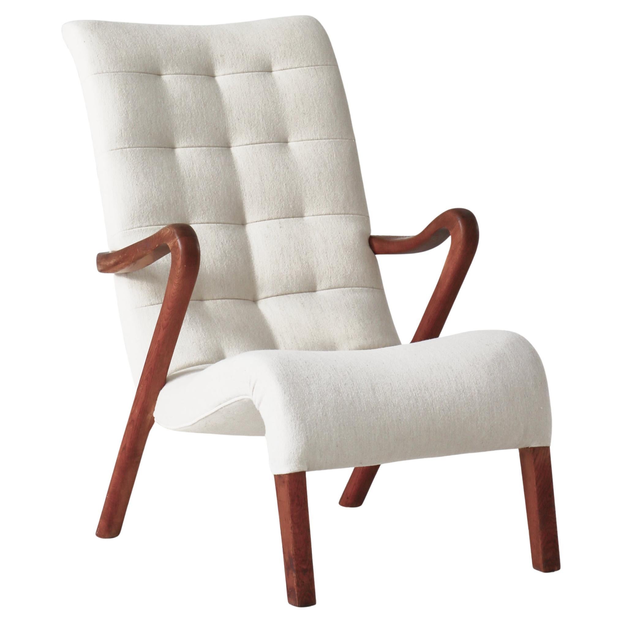 Sedia da salotto moderna danese "Model No.56" di Slagelse Møbelværk, anni 
40 in vendita