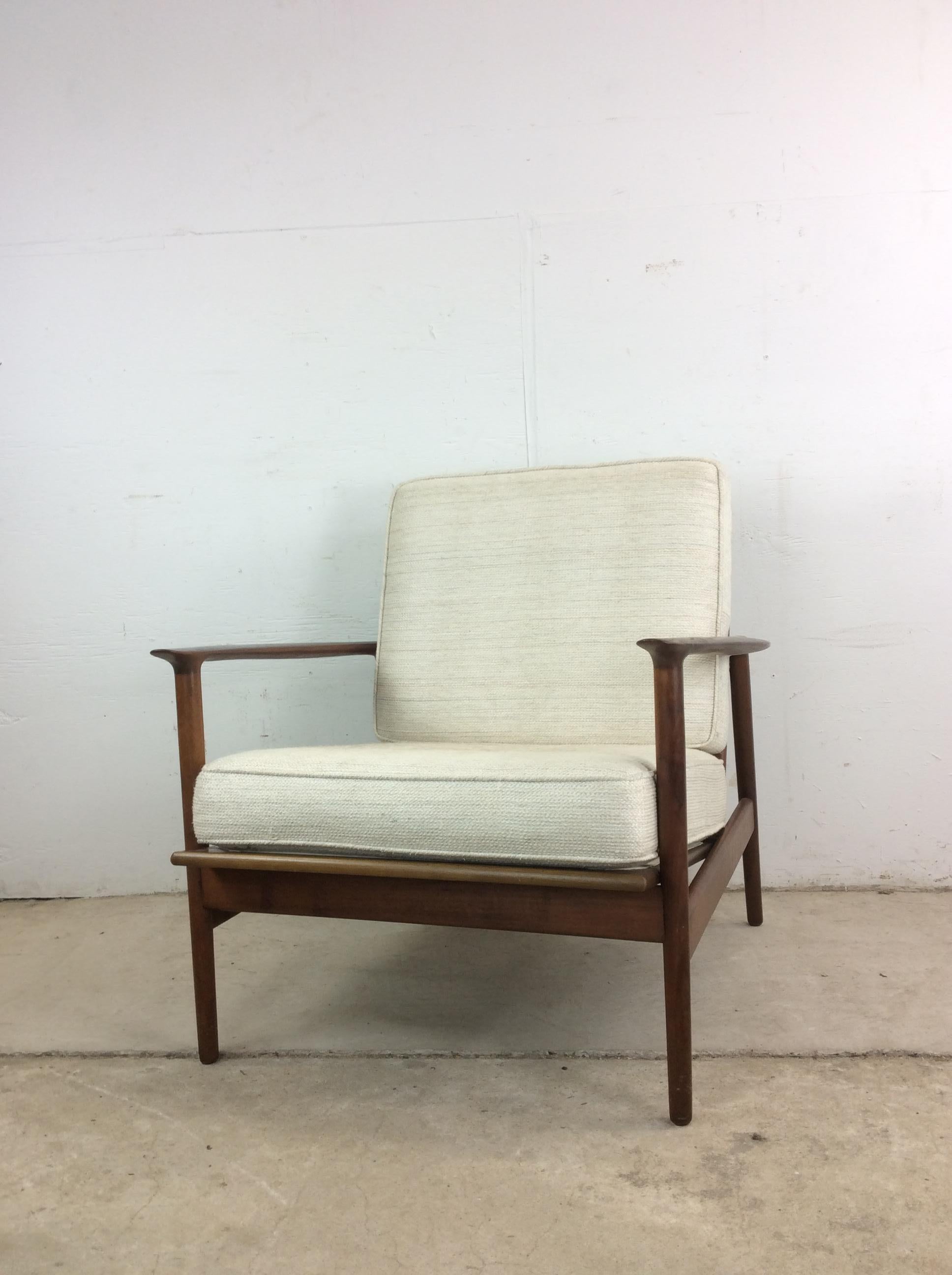 Chaise longue moderne danoise avec structure en teck massif en vente 4