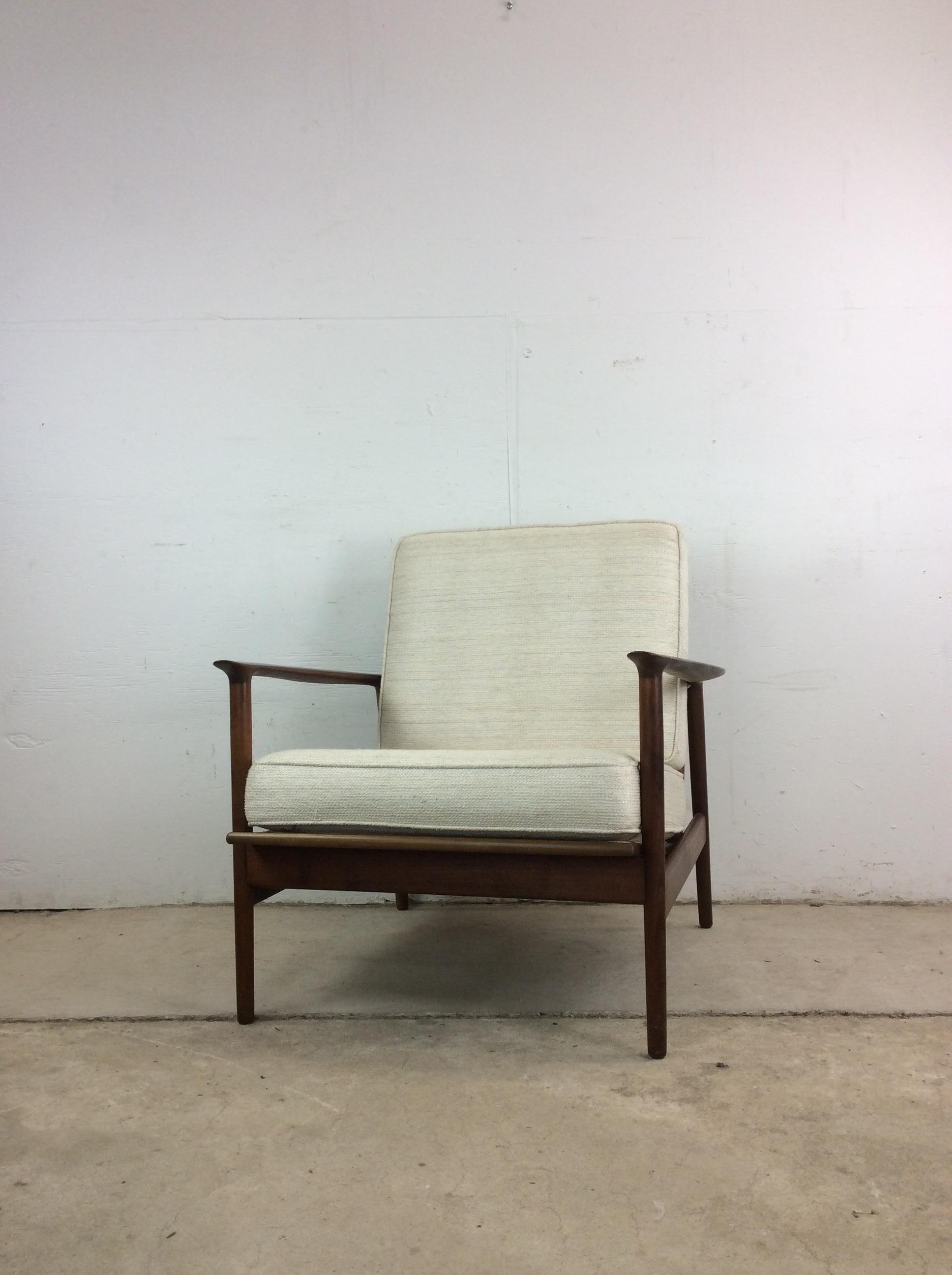 Chaise longue moderne danoise avec structure en teck massif en vente 6