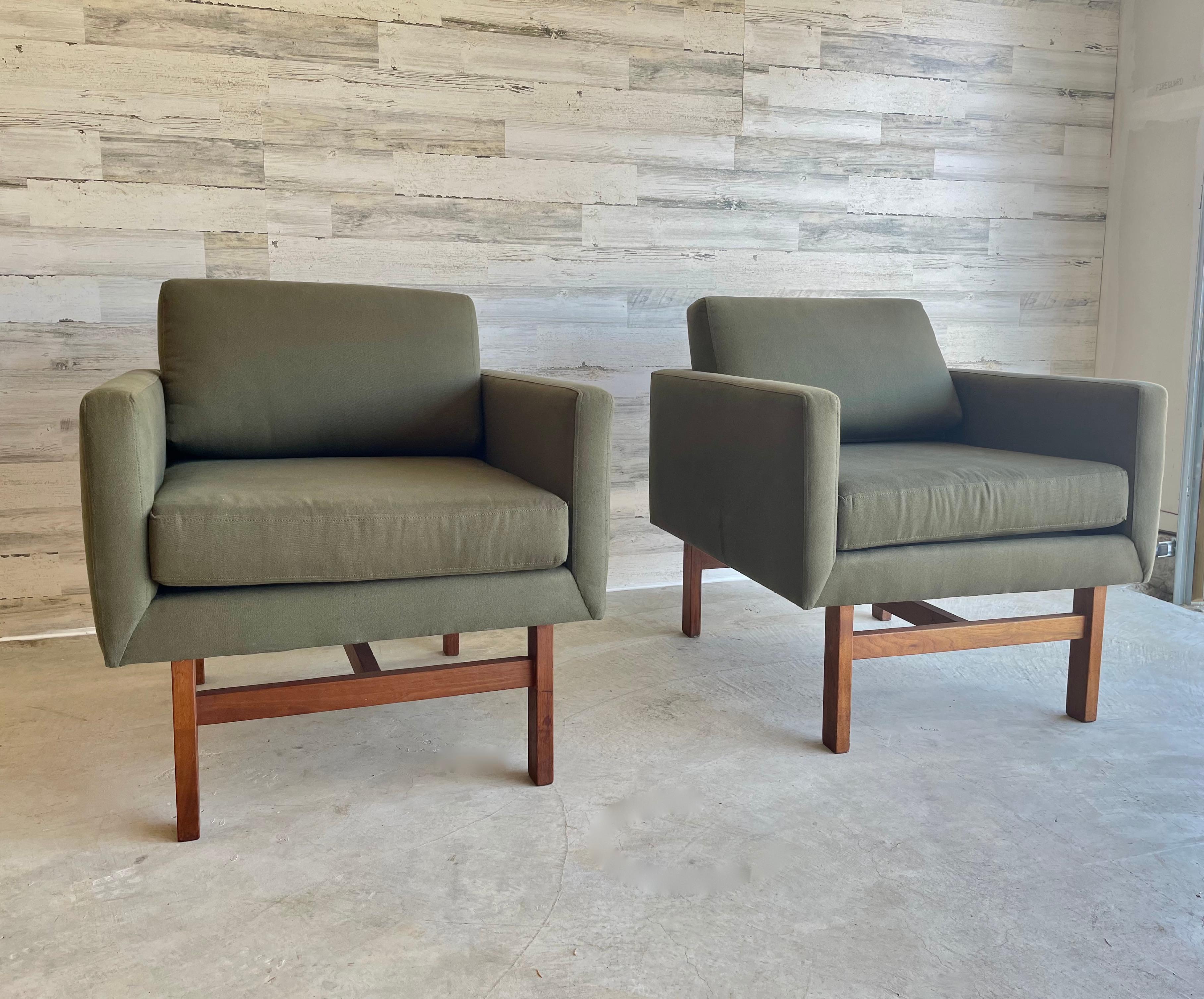 Unknown Danish Modern Lounge Chairs