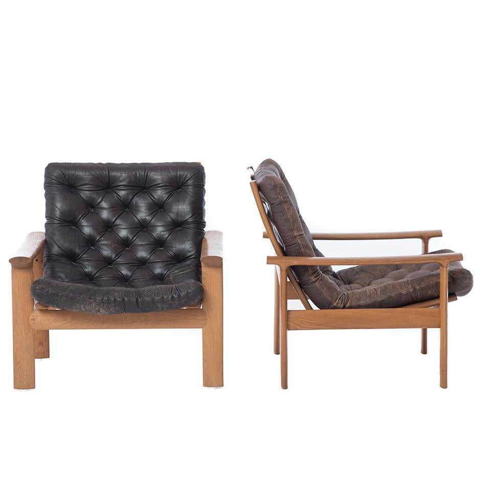 Danish Modern Lounge Chairs