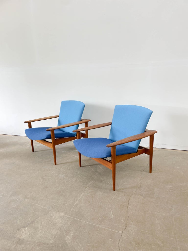 20th Century Danish Modern Lounge Chairs in Teak For Sale