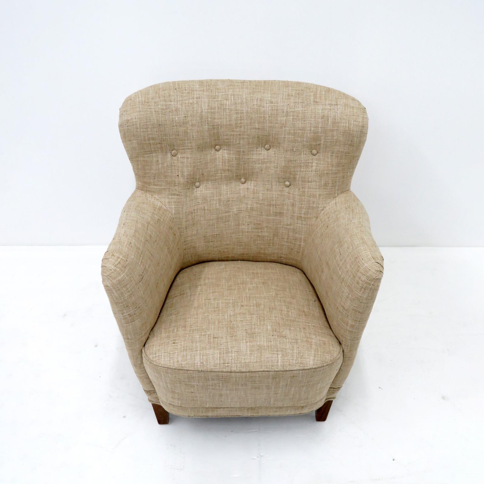 Scandinavian Modern Danish Modern Lounge Club Chair, 1940
