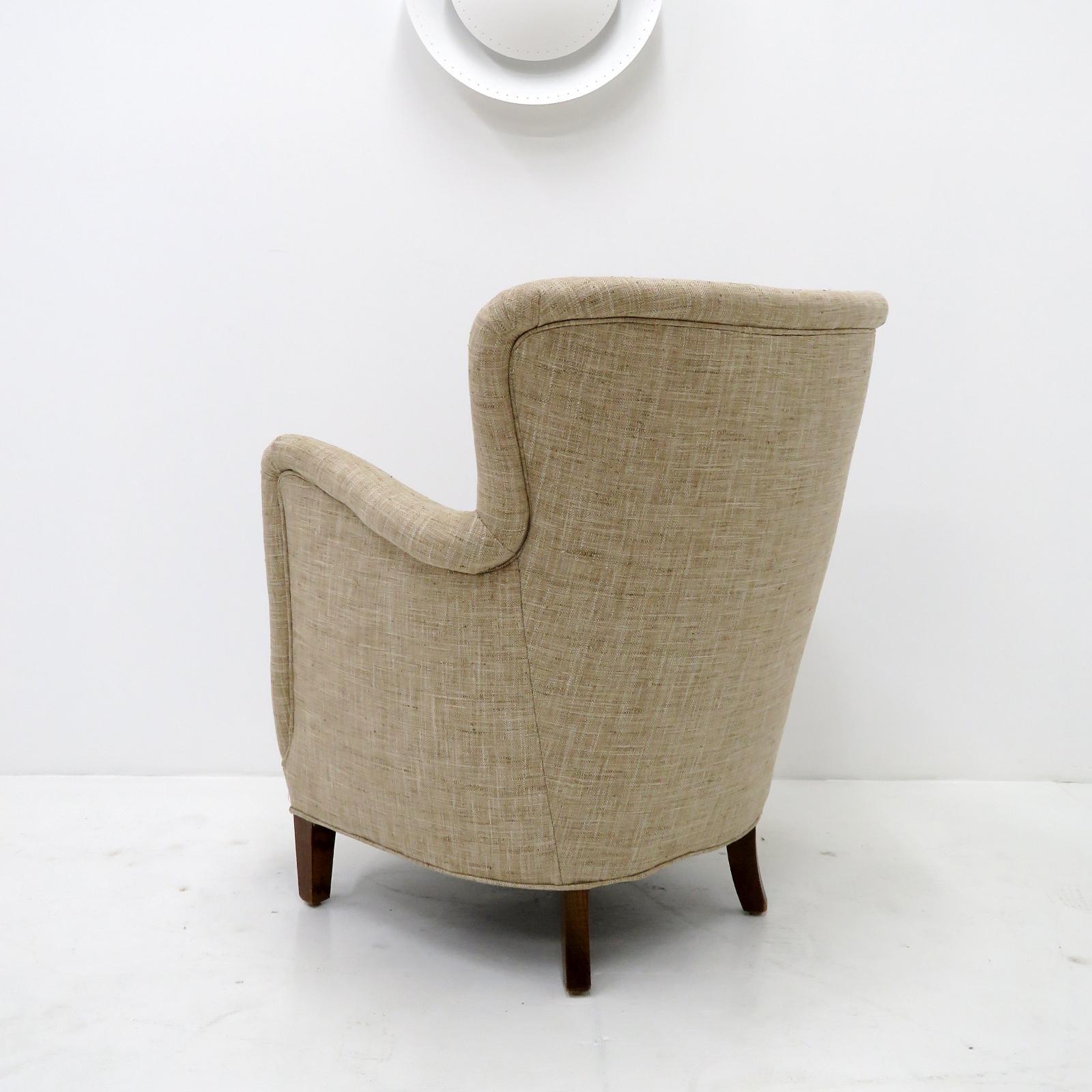 Mid-20th Century Danish Modern Lounge Club Chair, 1940