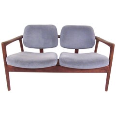 Danish Modern Loveseat by DUX