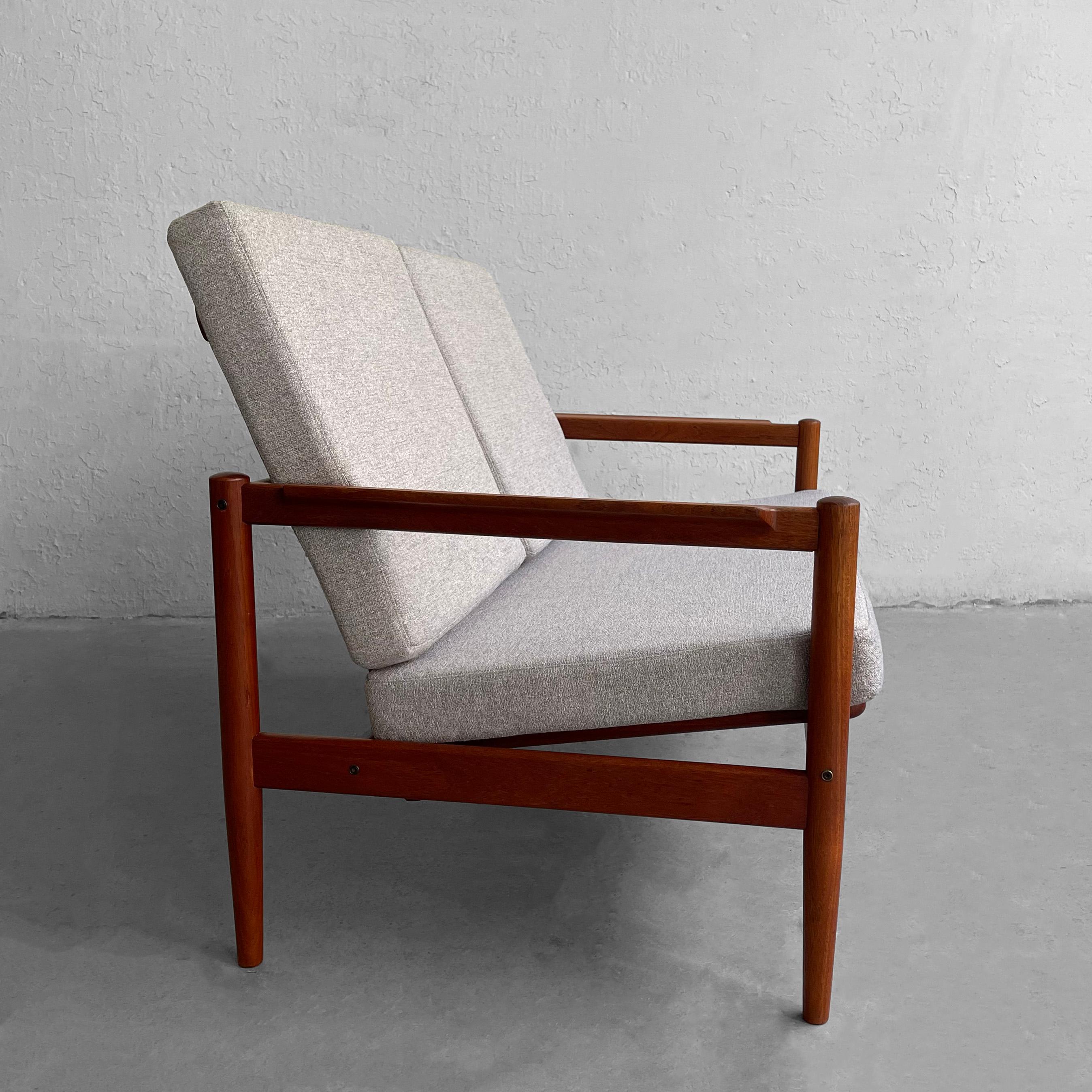 20th Century Danish Modern Loveseat Sette by Borge Jensen