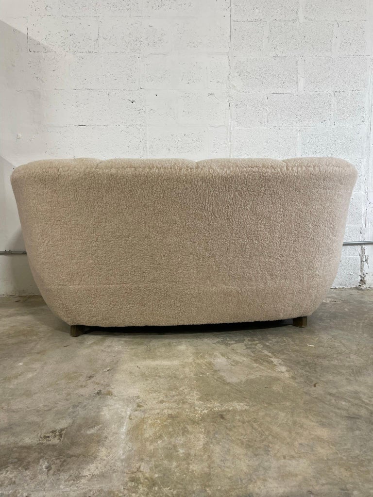 Visual Reference: Danish Modern Banana Loveseat Sofa For Sale At 1Stdibs