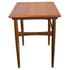 Danish Modern Low Profile Side Table by Kai Kristiansen