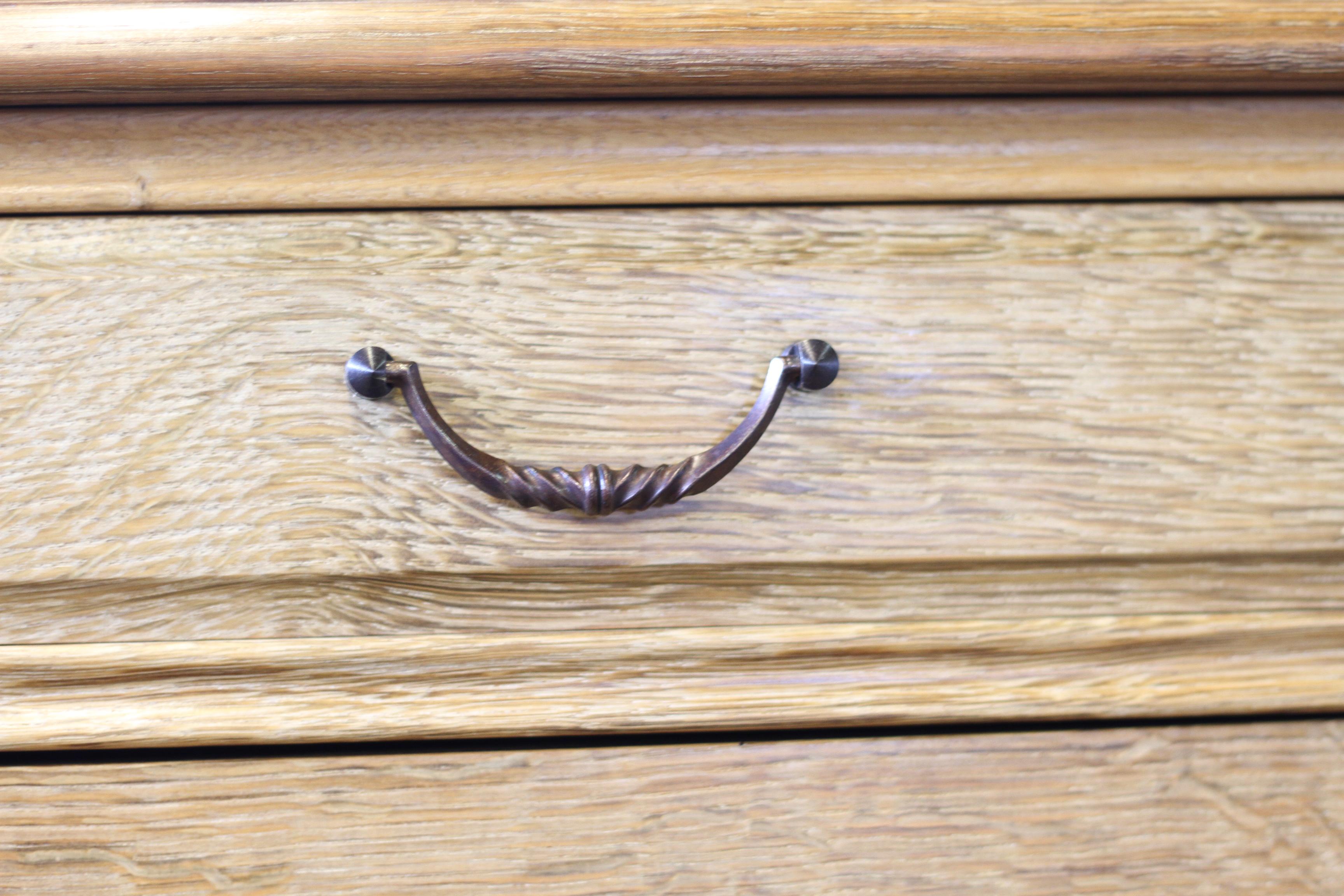 Danish Modern Low sideboard in Light Oak, 1987 Style of Henning Kjærnulf For Sale 12