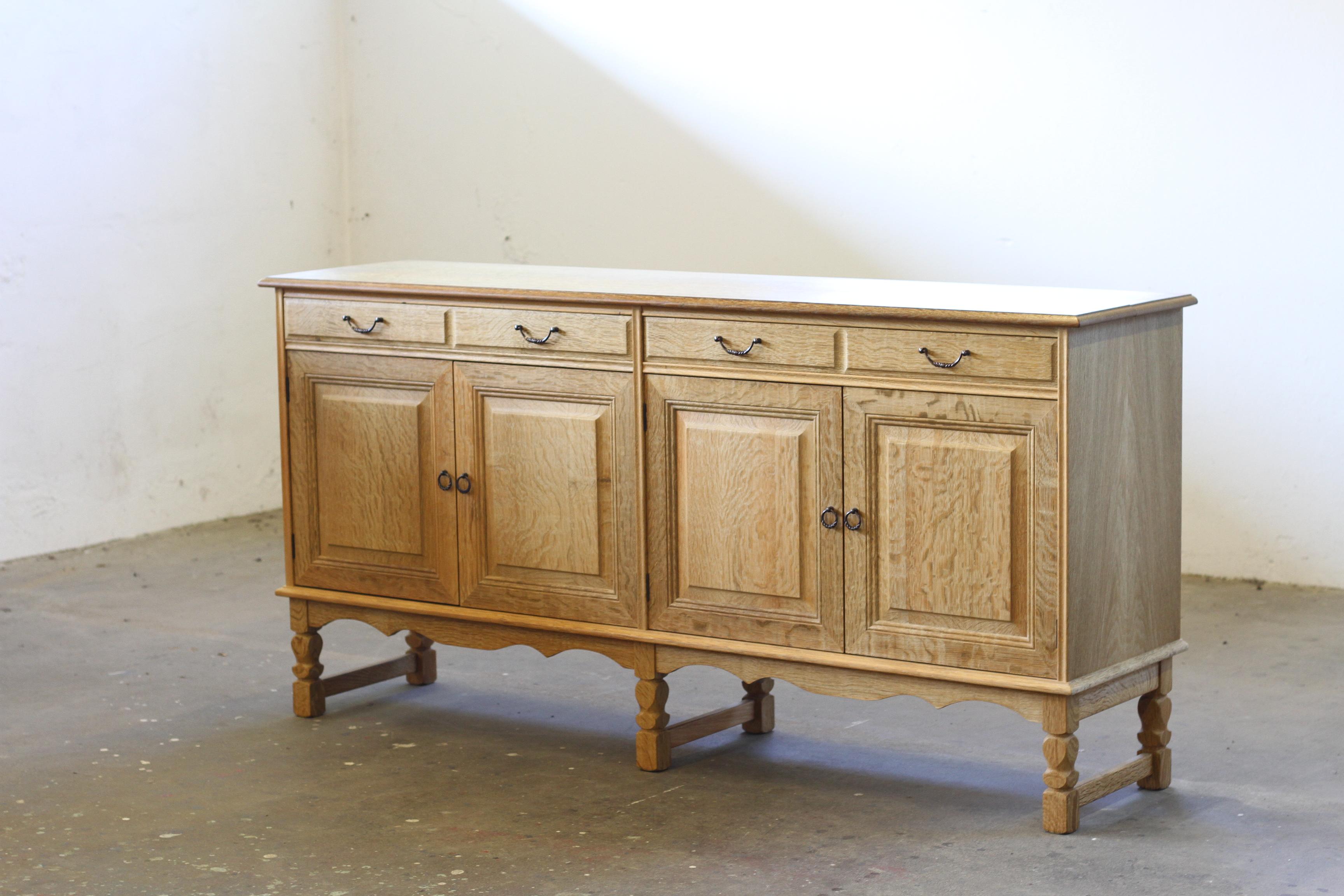 Danish Oak Sideboard – January 1987

Beautiful and rare Danish sideboard in solid oak, produced in January 1987 — original sticker still intact. Price at the time: 9,885 DKK (~$1,310 USD in 1987), equivalent to 21,939 DKK (~$3,160 USD) today.

The