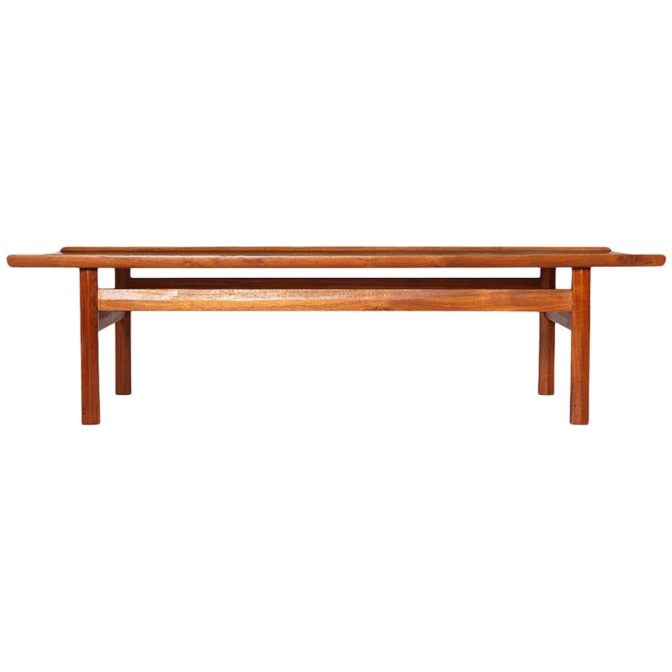 Danish Modern Low Table by Larsen and Madsen