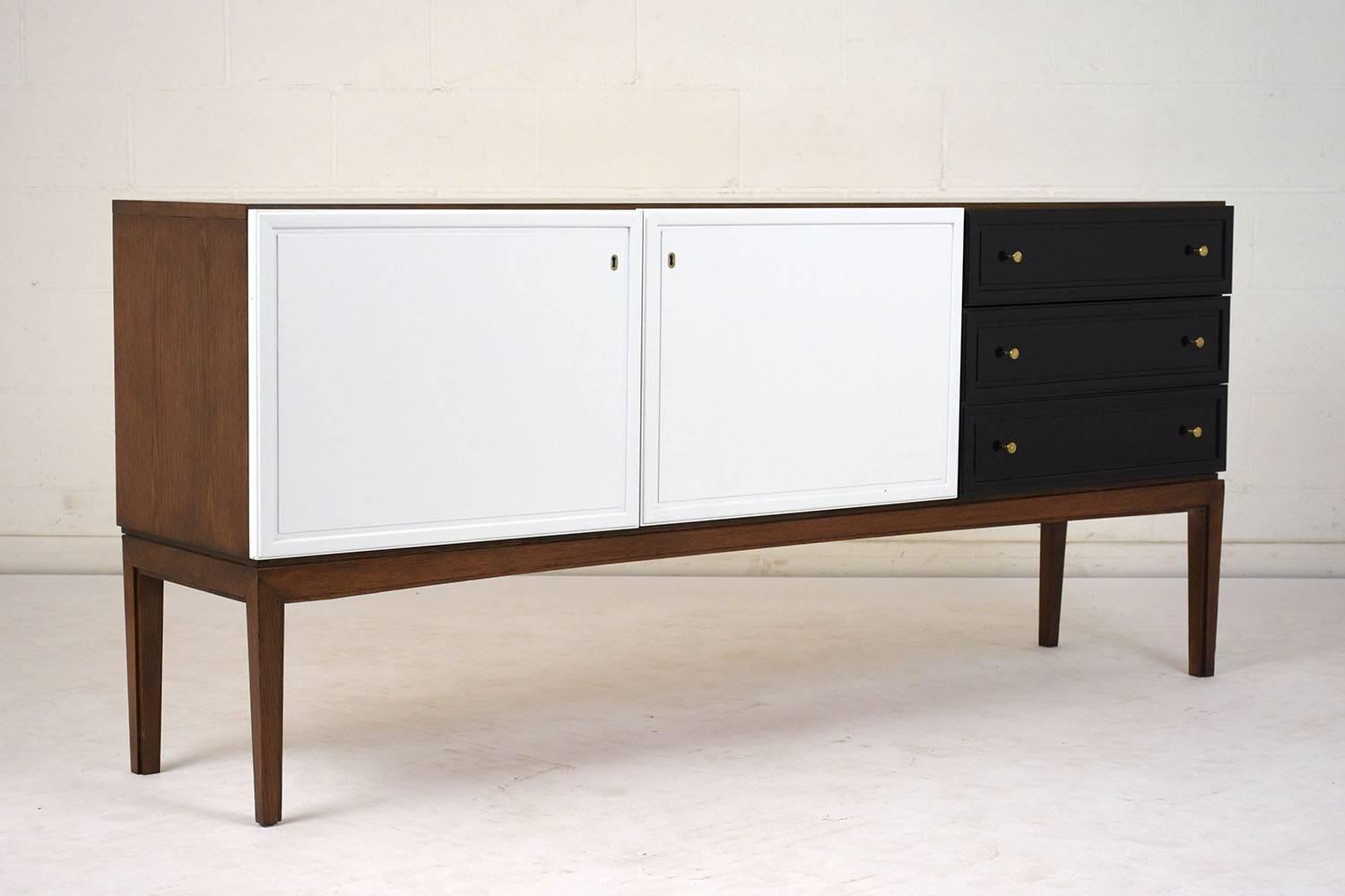 20th Century Danish Modern Lubke Credenza