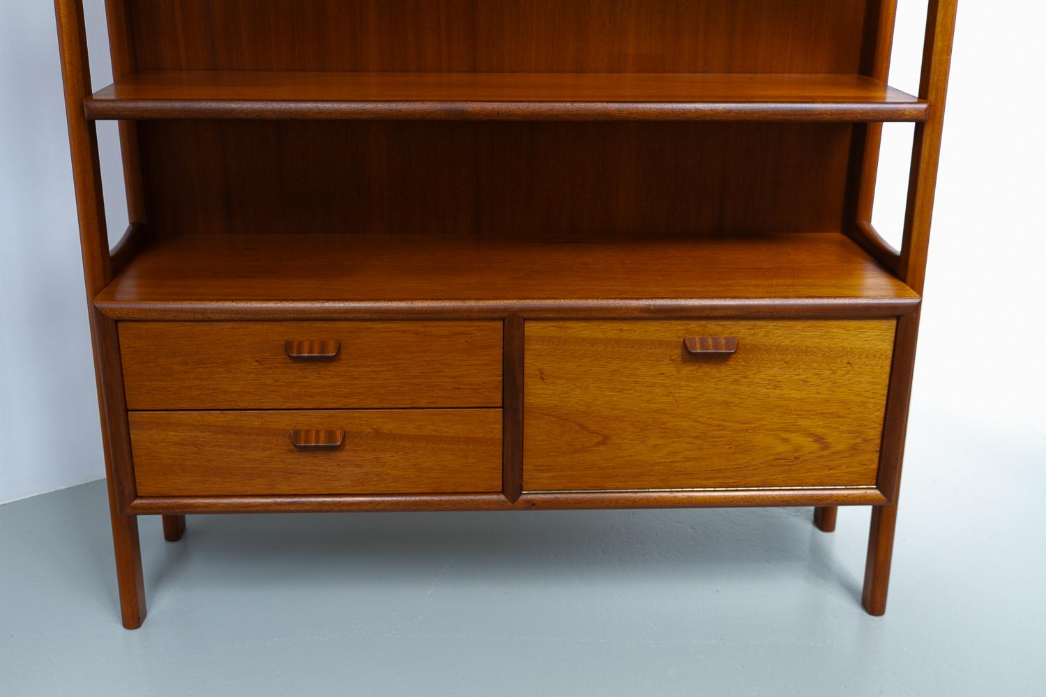 Danish Modern Mahogany Bookcases, 1960s. Set of 2. For Sale 3