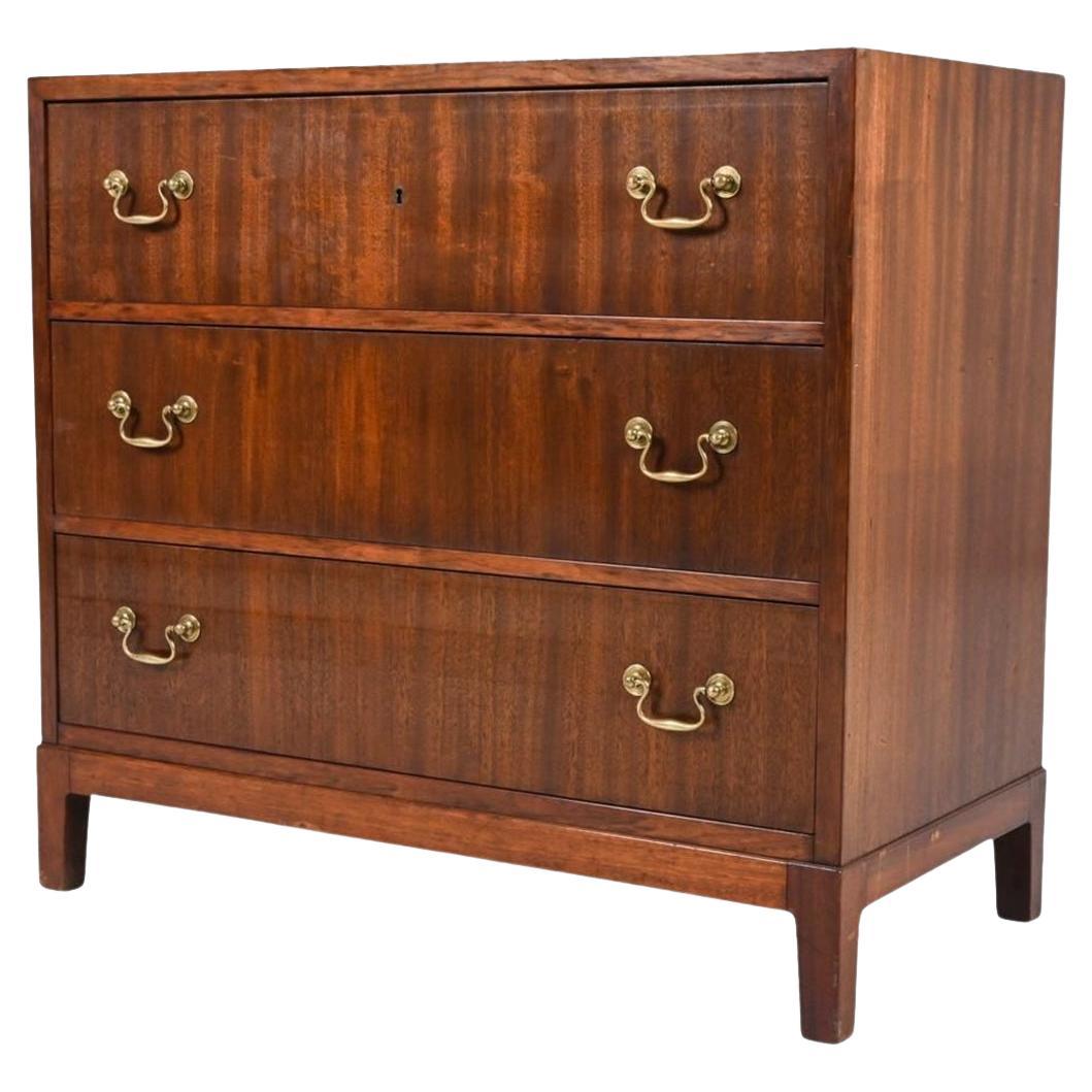 Danish Modern Mahogany Chest of Drawers by Ole Wanscher