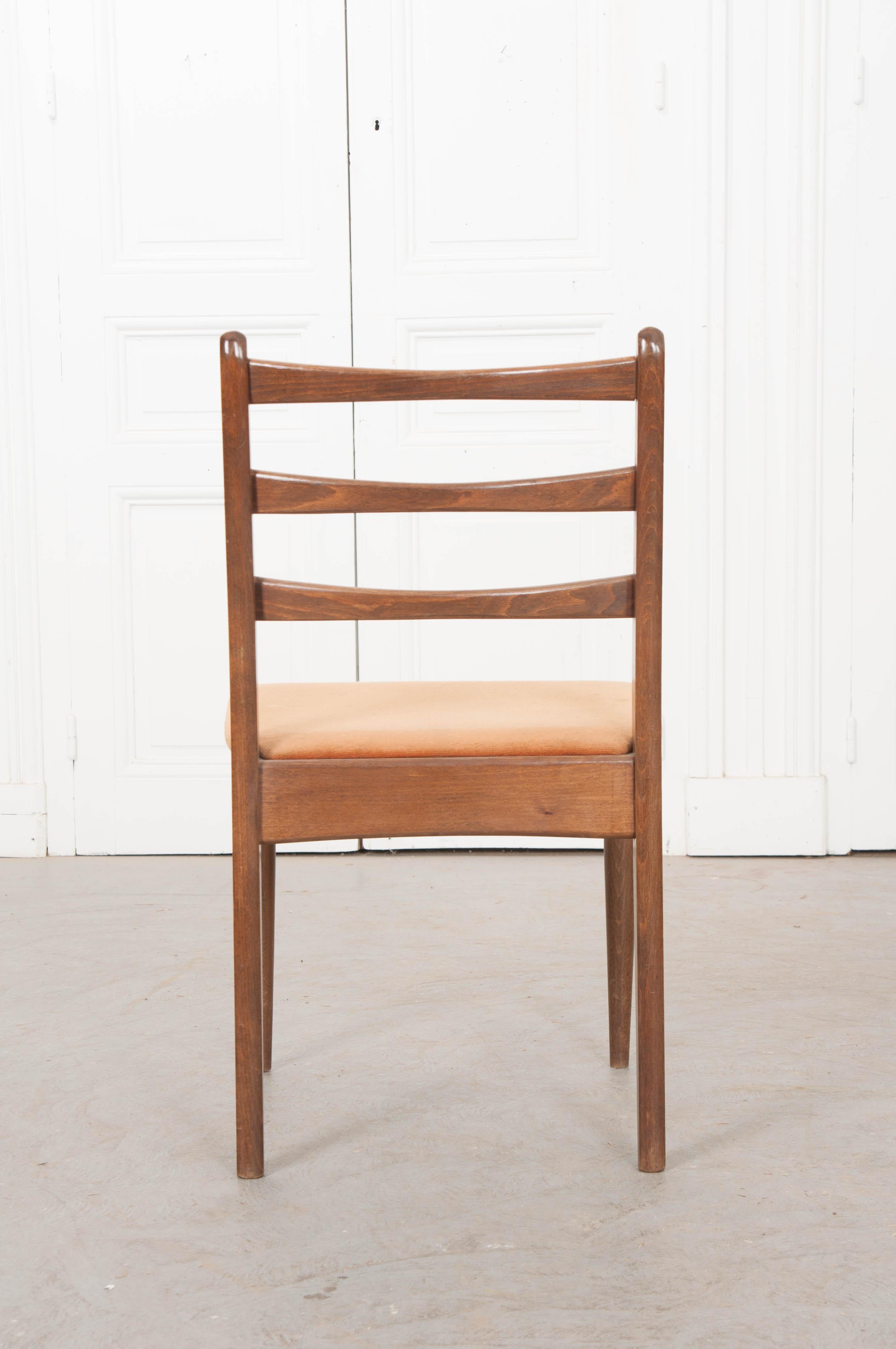 Danish Modern Maple Side Chairs 3