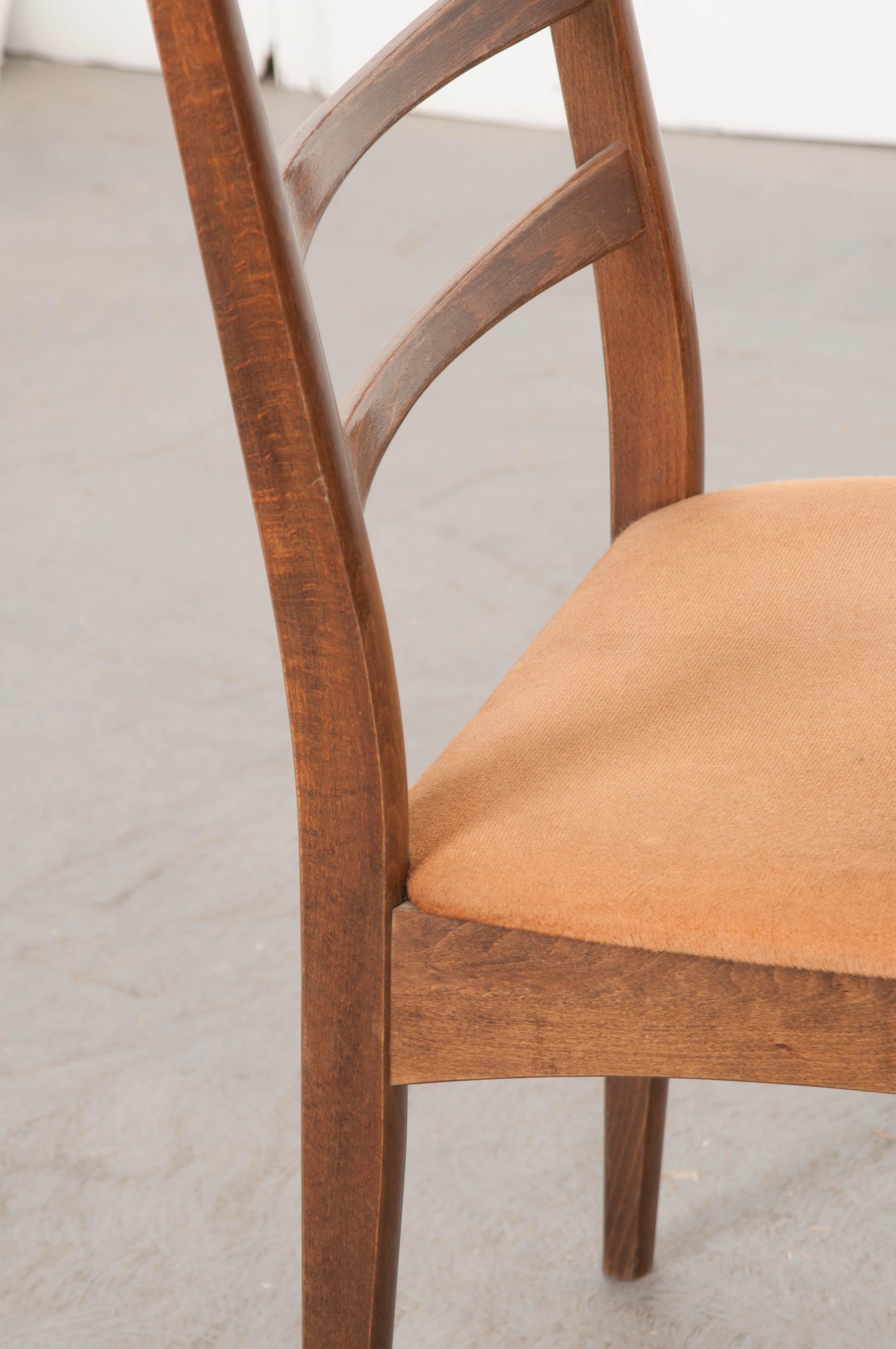 Dutch Danish Modern Maple Side Chairs