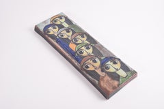 Danish Modern Marianne Starck for Ma&S Large Wall Decor Women in a Row, 1960s