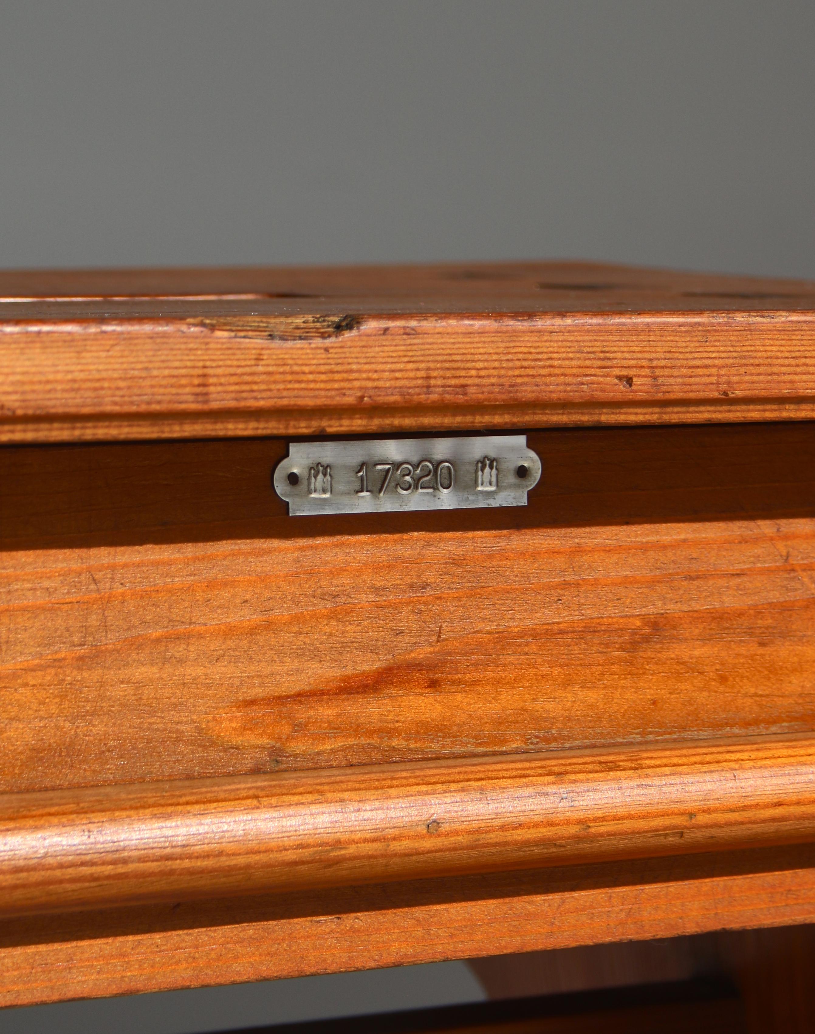 Danish Modern Martin Nyrop Stools Rud Rasmussen for Copenhagen Town Hall, 1905 6