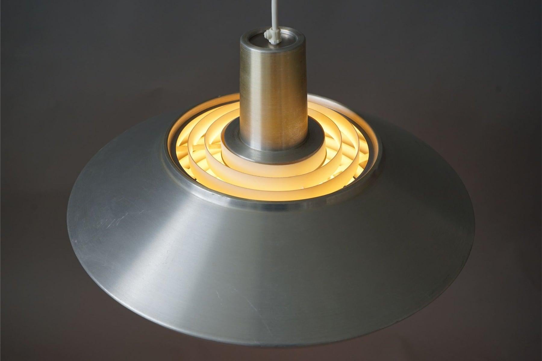 Aluminum Danish Modern Metal Pendant Light