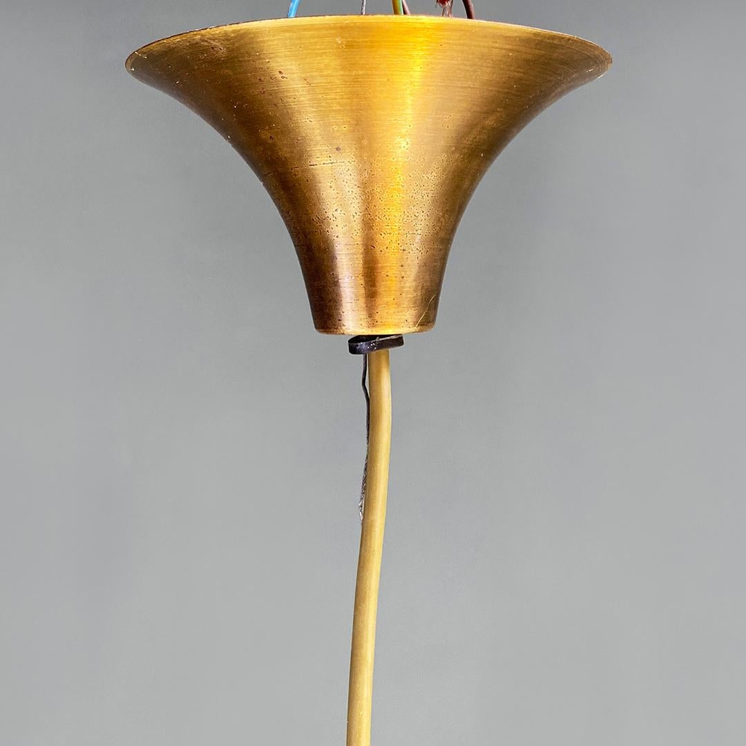 Semi lampadario moderno danese in metallo di Bonderup & Thorup per Fog and Morup, anni '70 in vendita 5