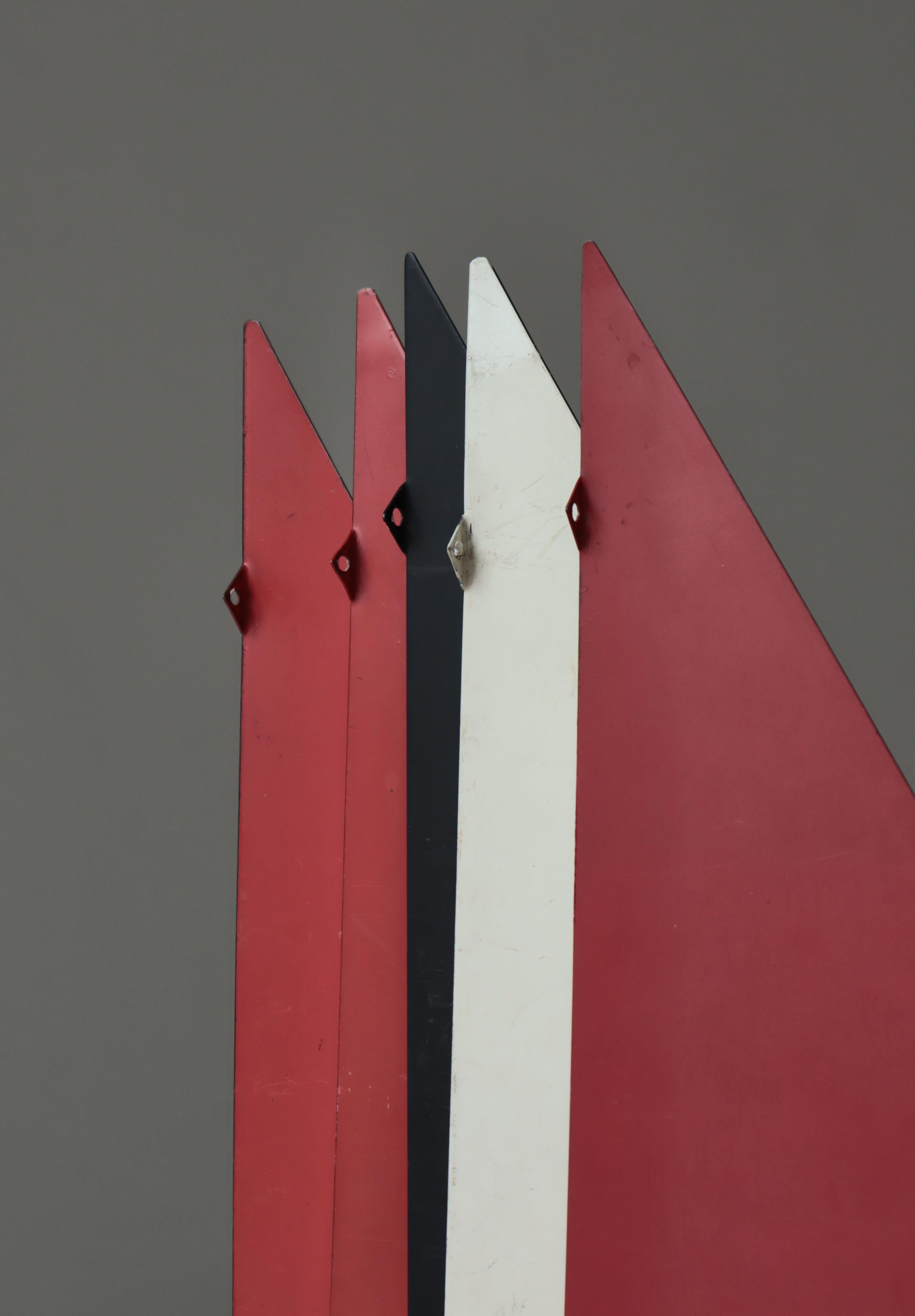 Danish Modern Metal Wall Shelves by Poul Cadovius, Denmark, 1950s en venta 7