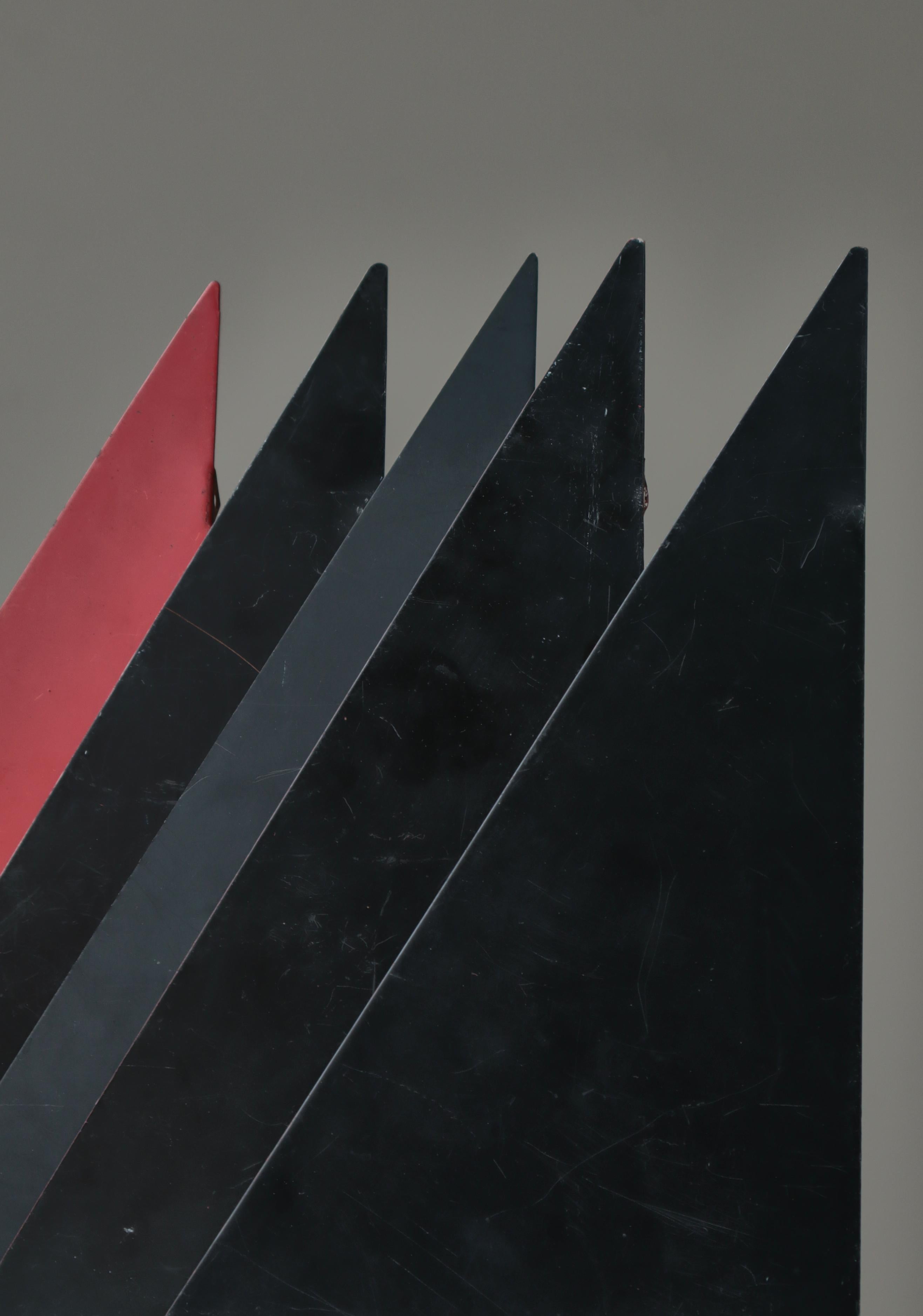 Danish Modern Metal Wall Shelves by Poul Cadovius, Denmark, 1950s en venta 8