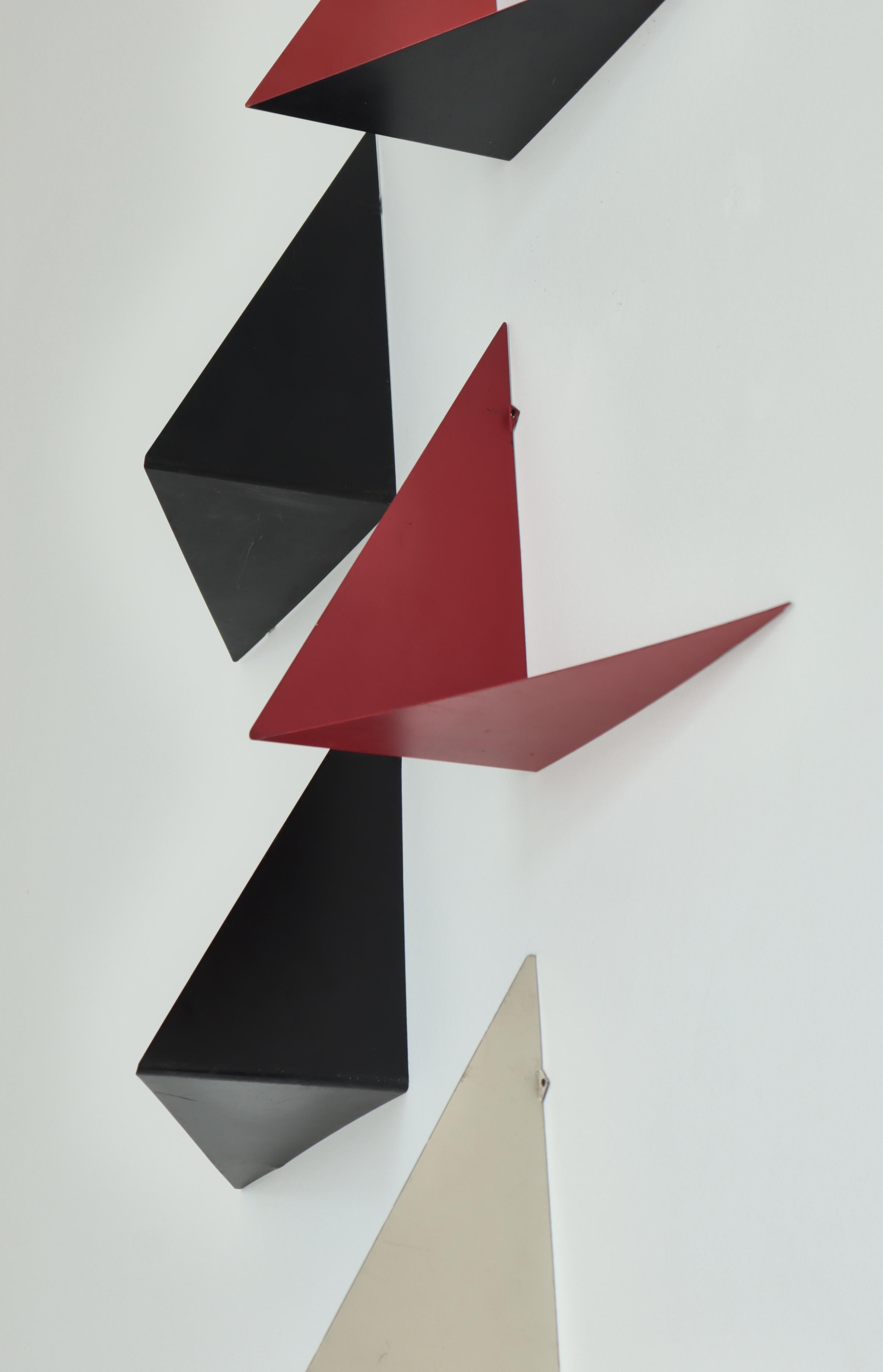 Danish Modern Metal Wall Shelves by Poul Cadovius, Denmark, 1950s en venta 3