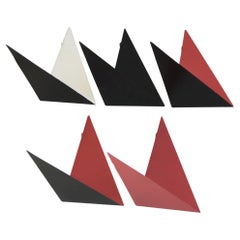 Danish Modern Metal Wall Shelves by Poul Cadovius, Denmark, 1950s